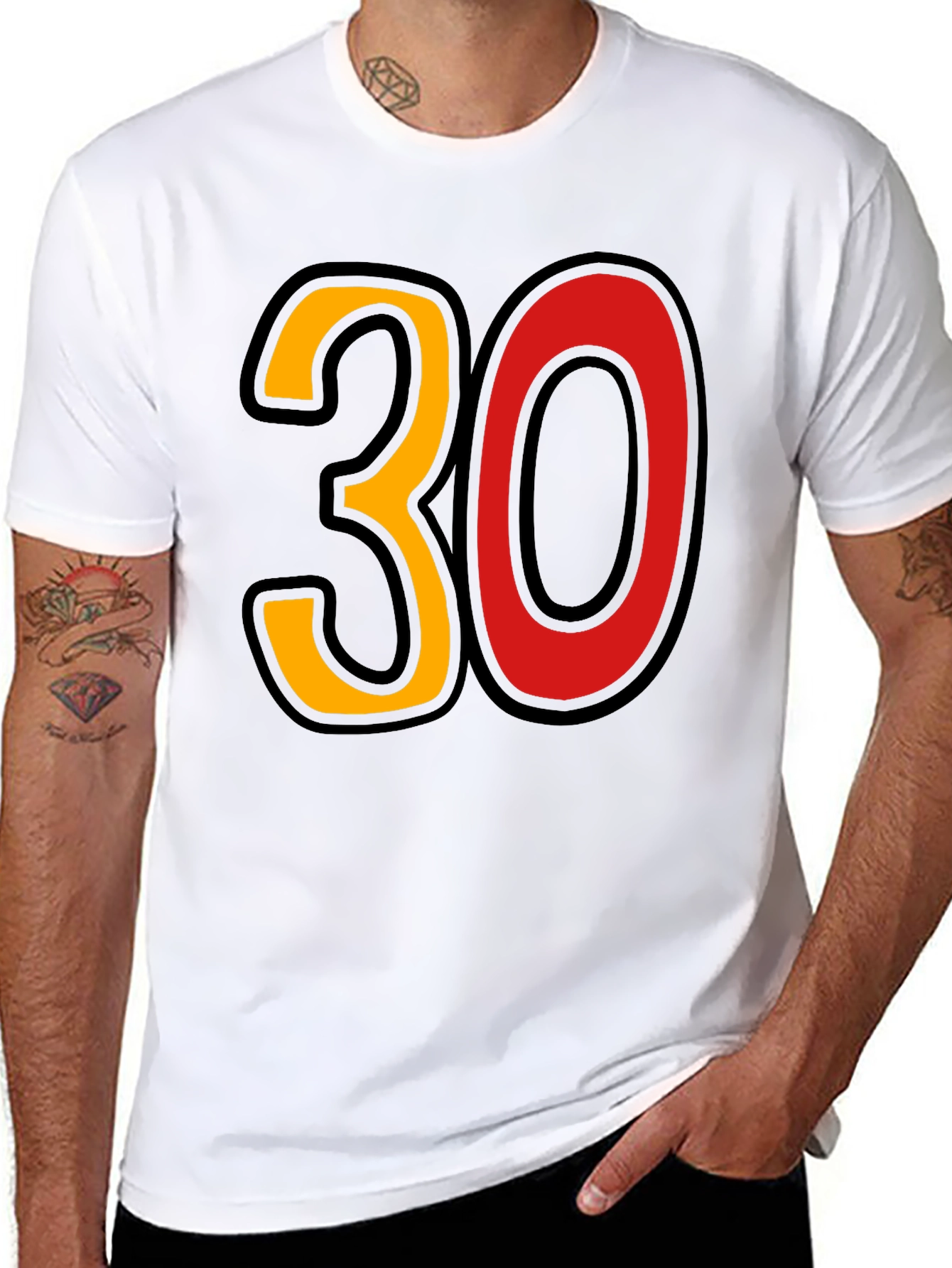 Bold 30 Graphic Tee - Birthday Celebration Shirt