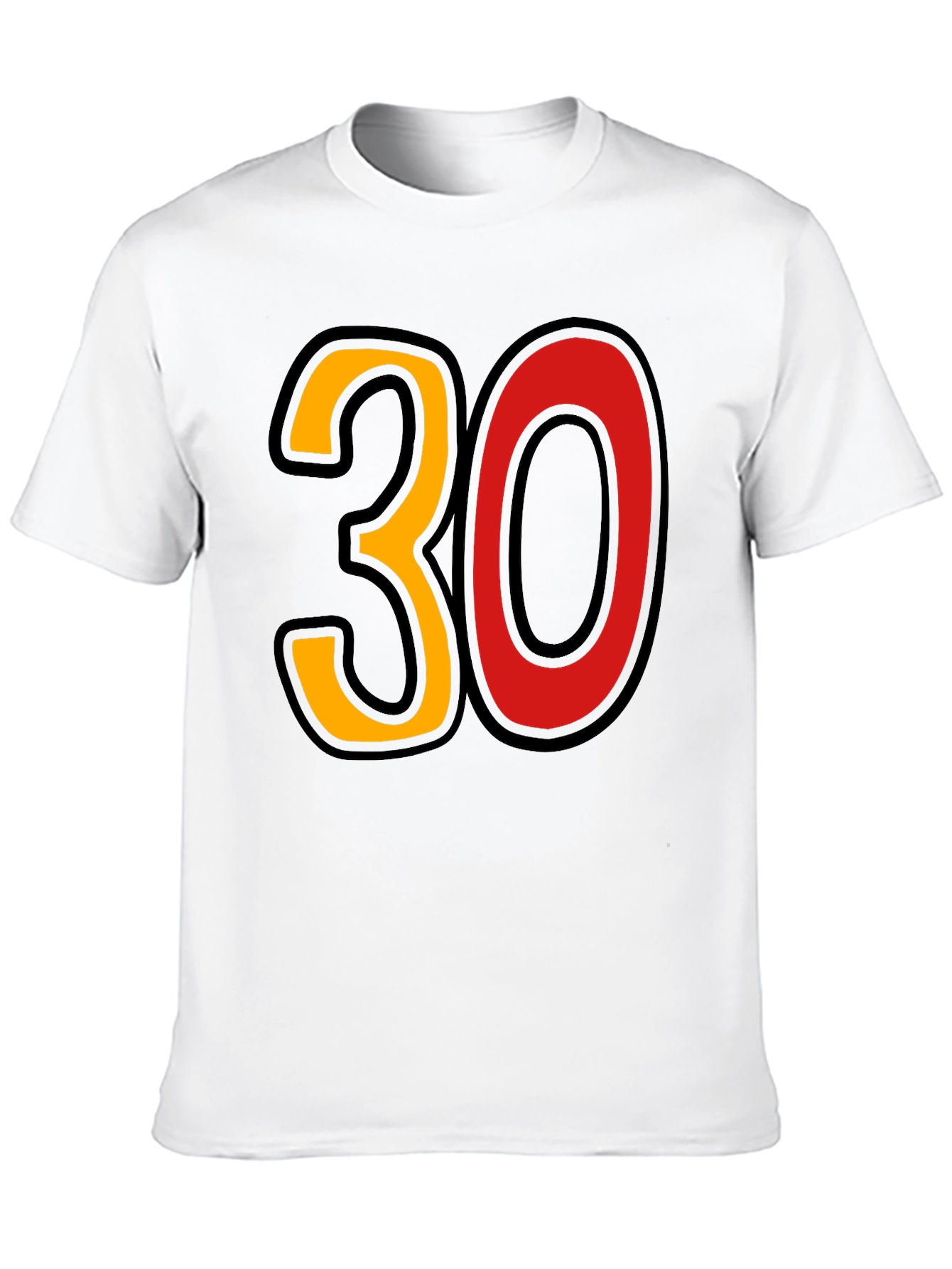 Bold 30 Graphic Tee - Birthday Celebration Shirt