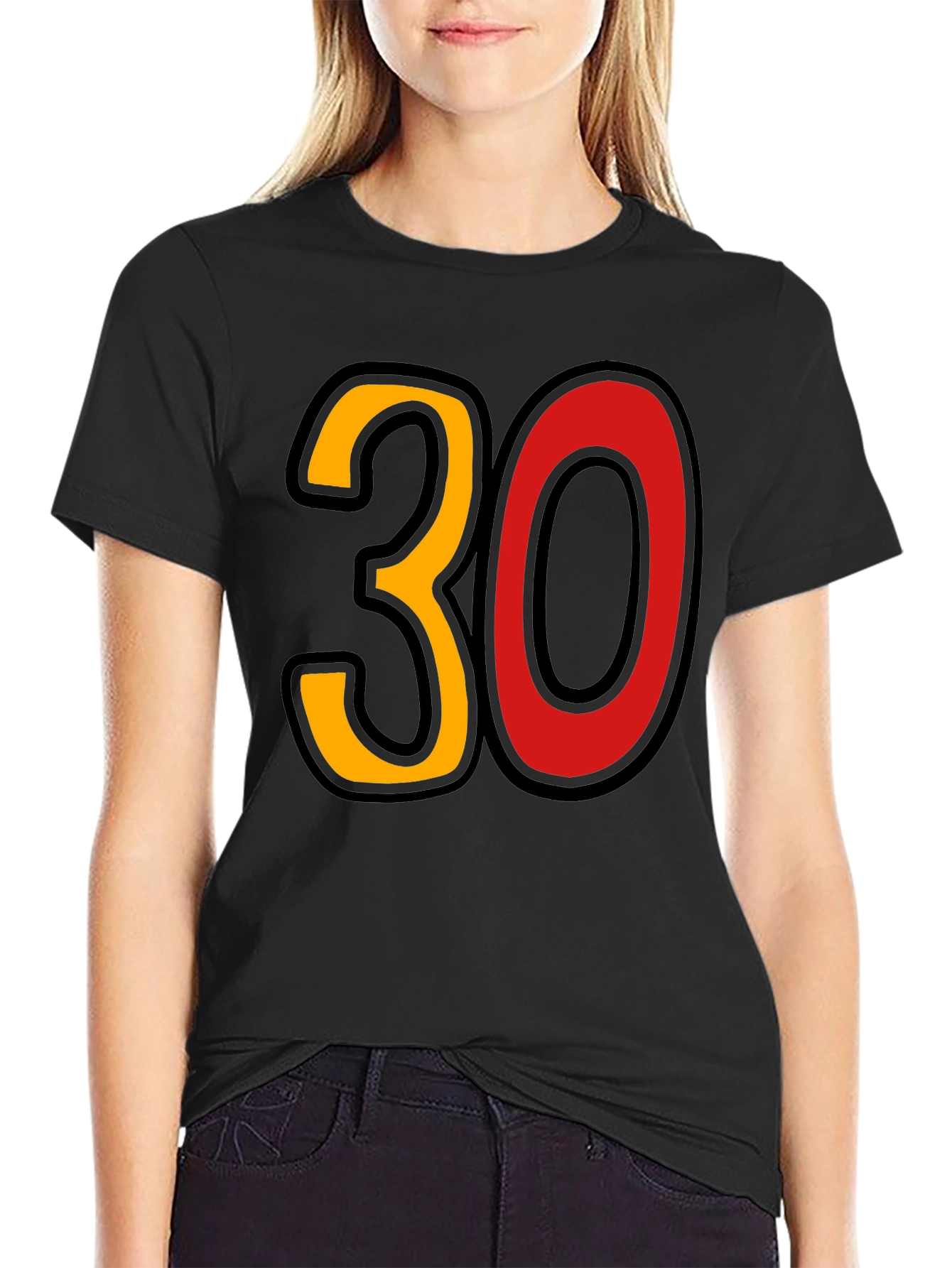Bold 30 Graphic Tee - Birthday Celebration Shirt