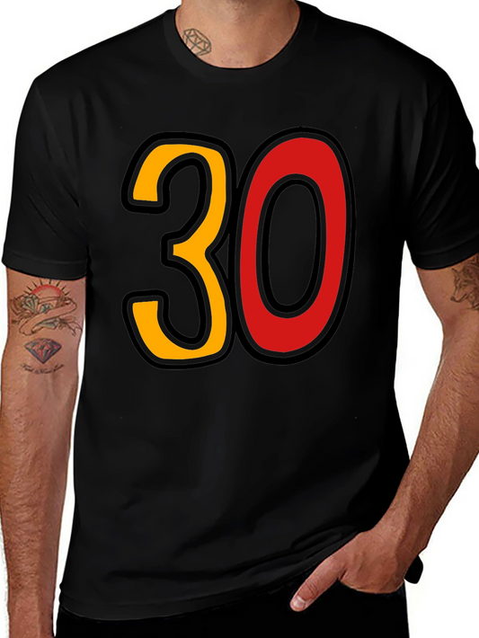 Bold 30 Graphic Tee - Birthday Celebration Shirt