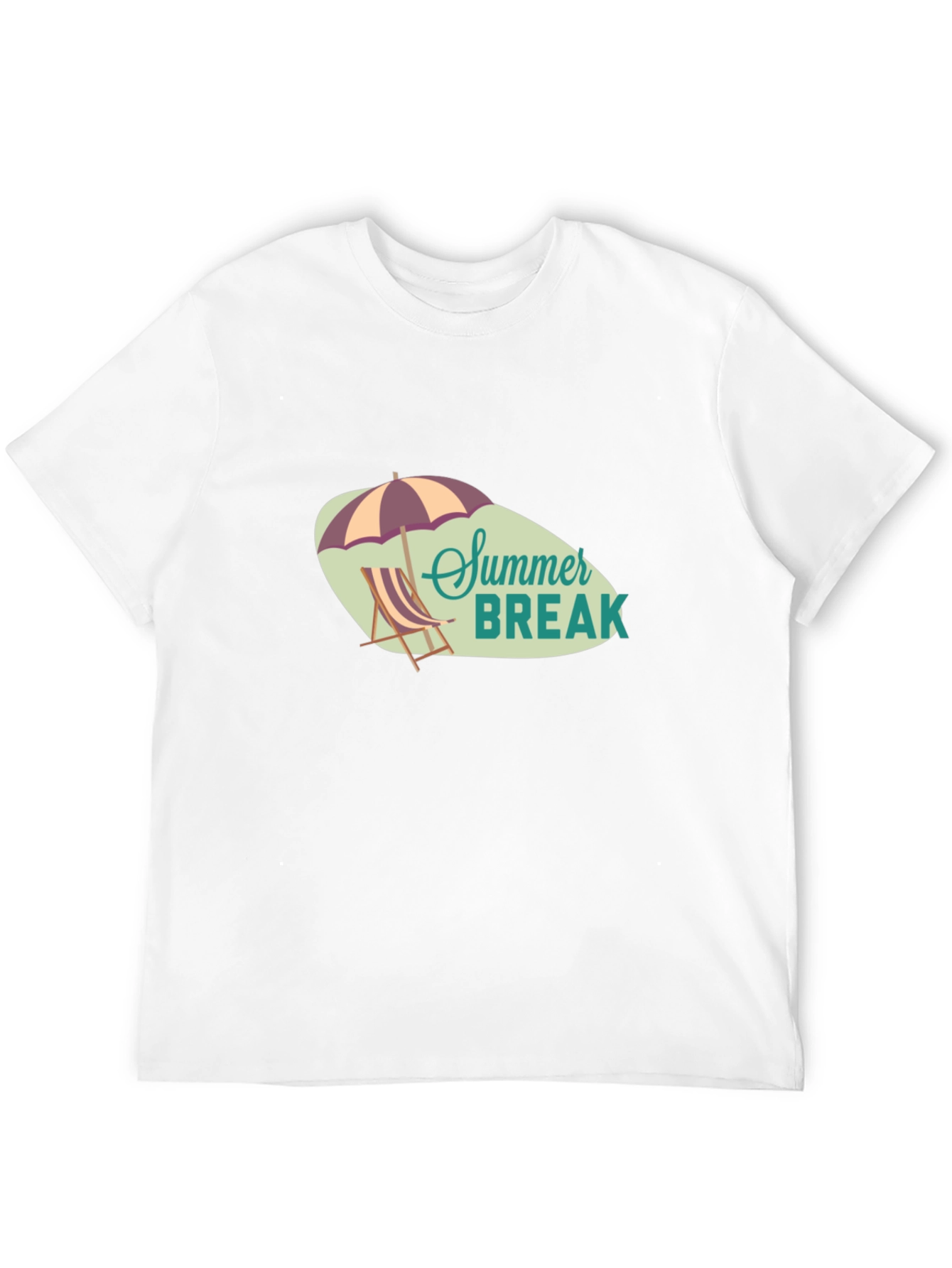Summer Break Graphic Tee - Mens Black T-Shirt