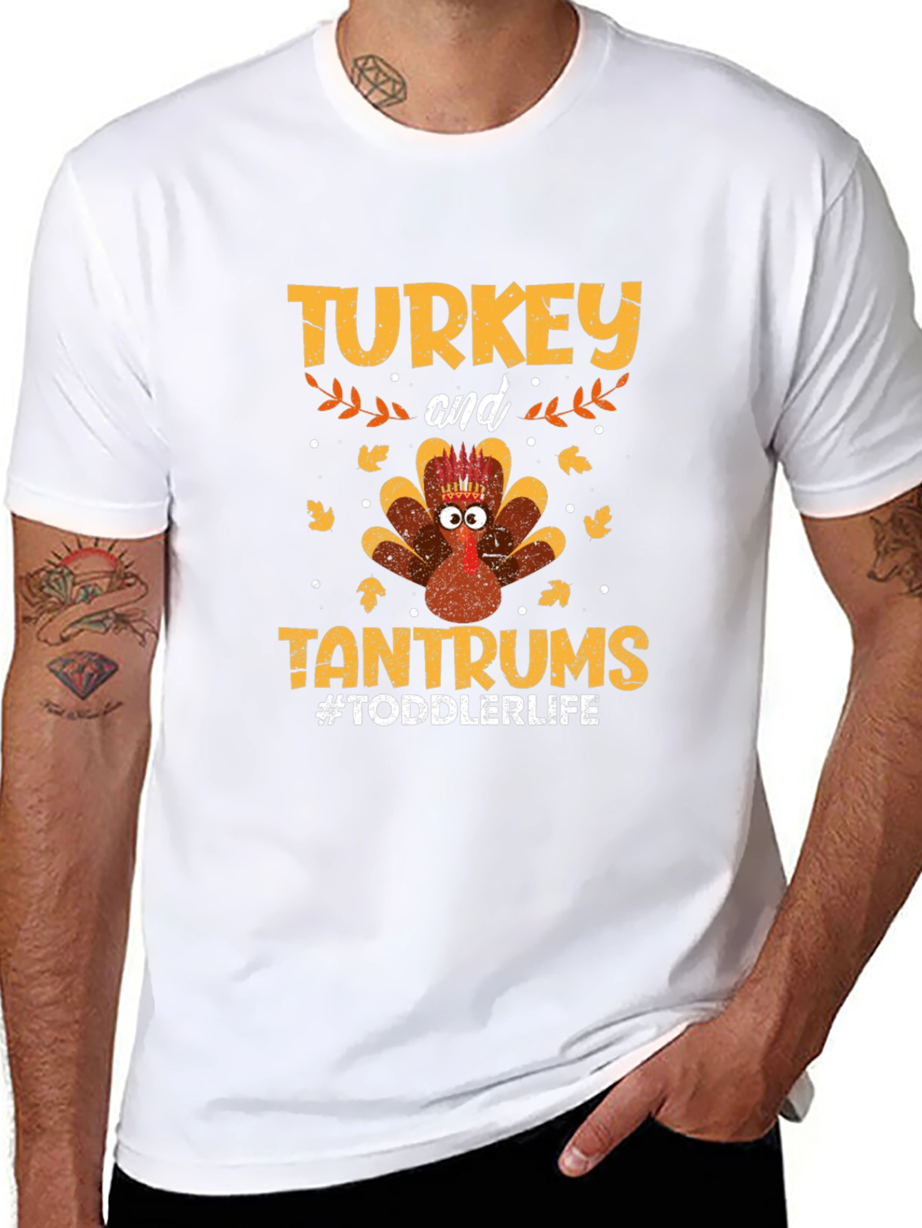 Turkey and Tantrums Toddler Life T-Shirt