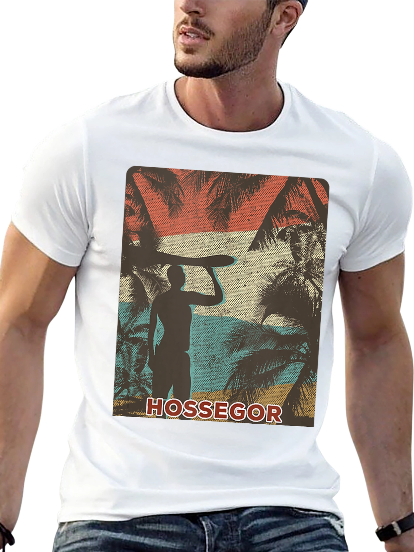 Hossegor Retro Surf T-Shirt