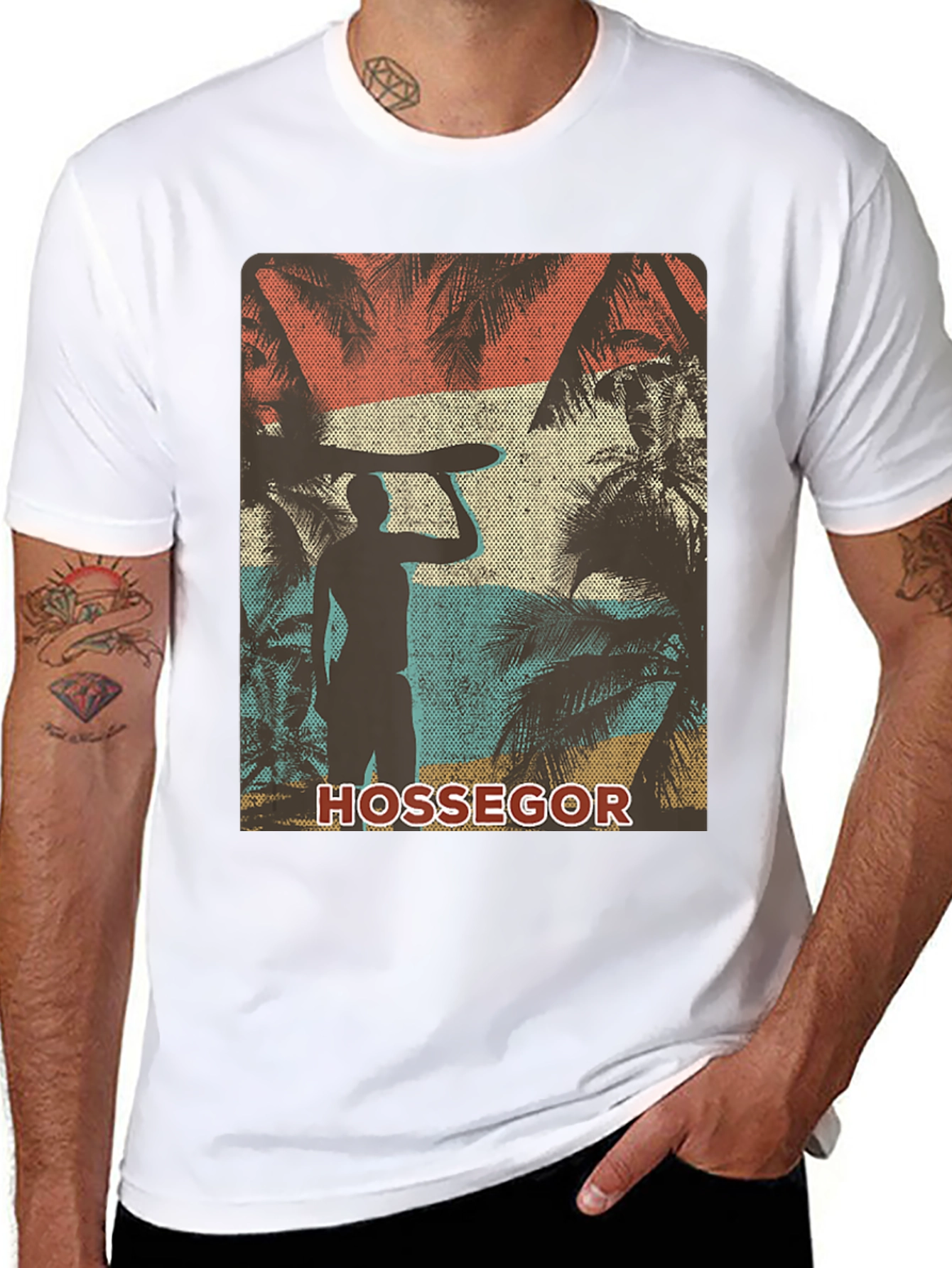 Hossegor Retro Surf T-Shirt