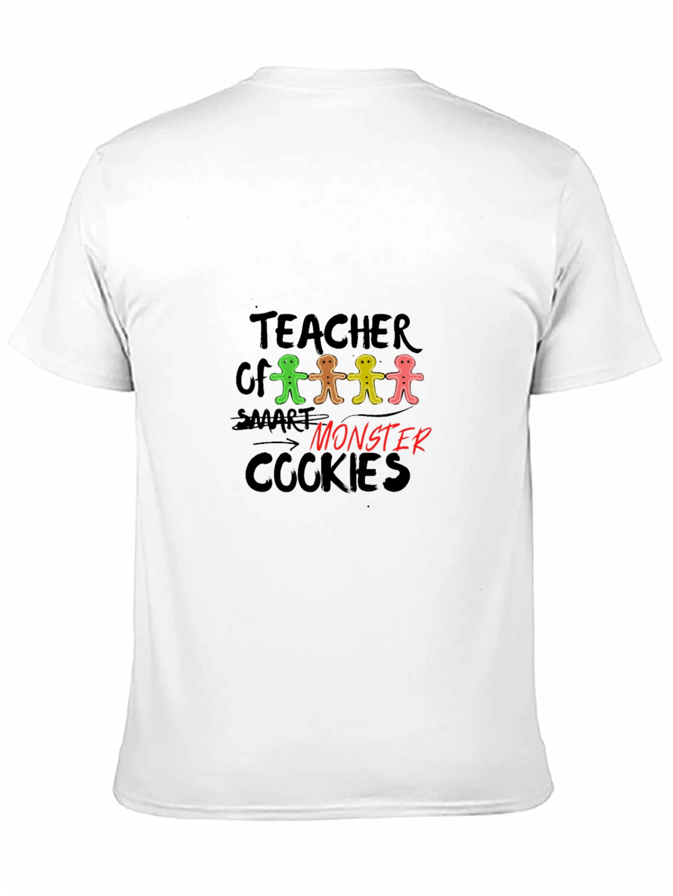 Teacher Monster Cookies Graphic T-Shirt