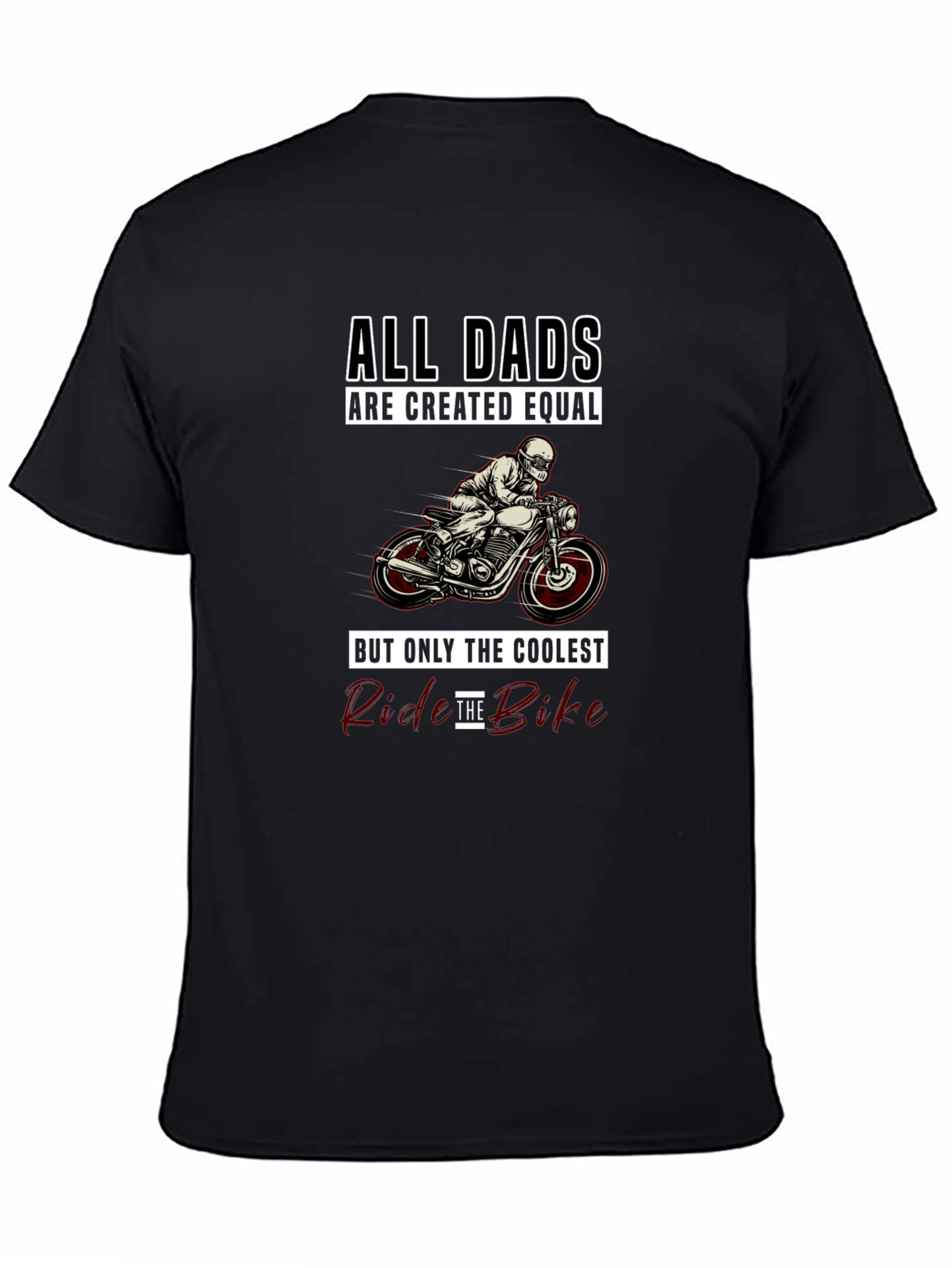 Coolest Dads Ride Bikes Graphic T-Shirt