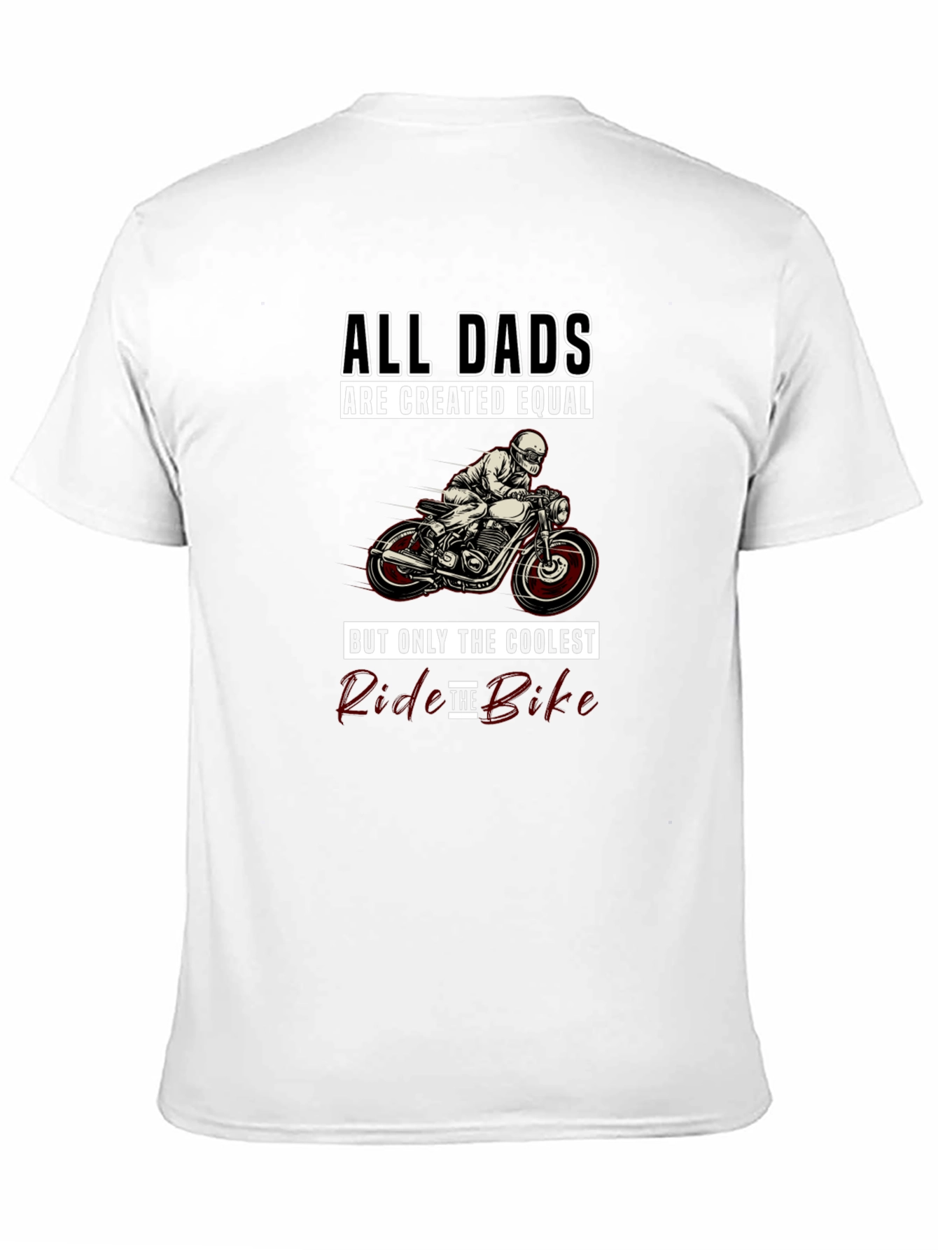 Coolest Dads Ride Bikes Graphic T-Shirt
