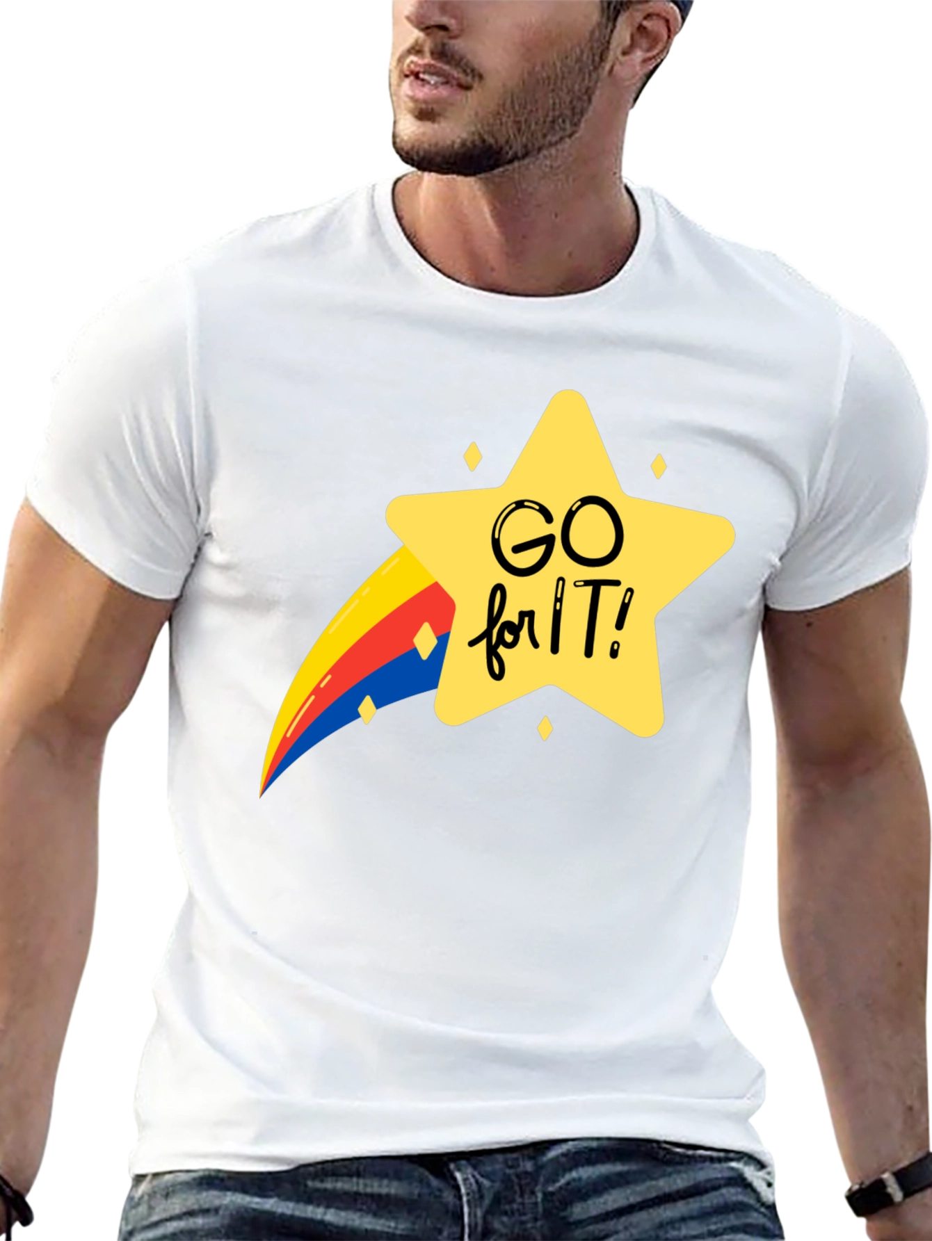 Go For It Graphic Tee - Black