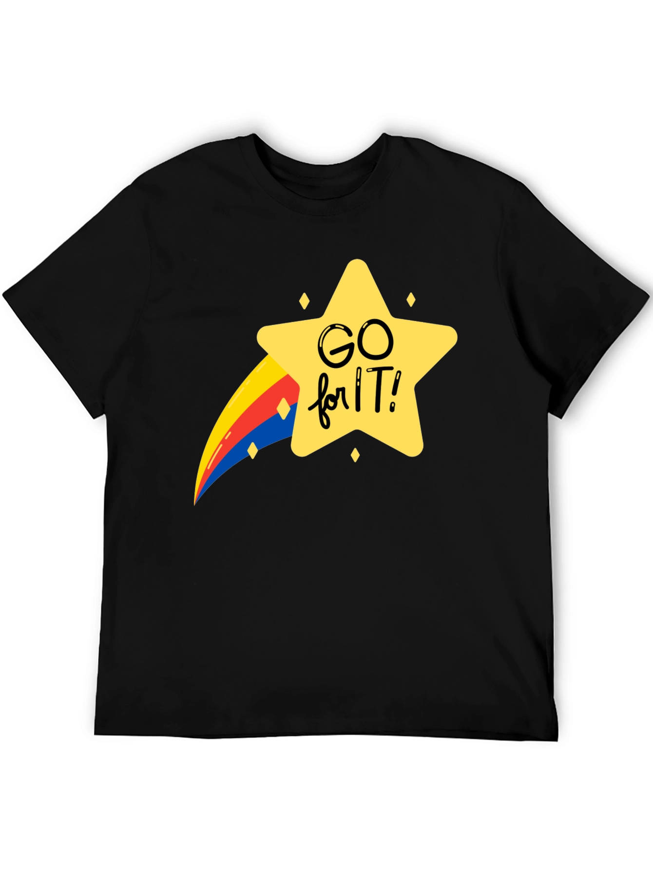 Go For It Graphic Tee - Black