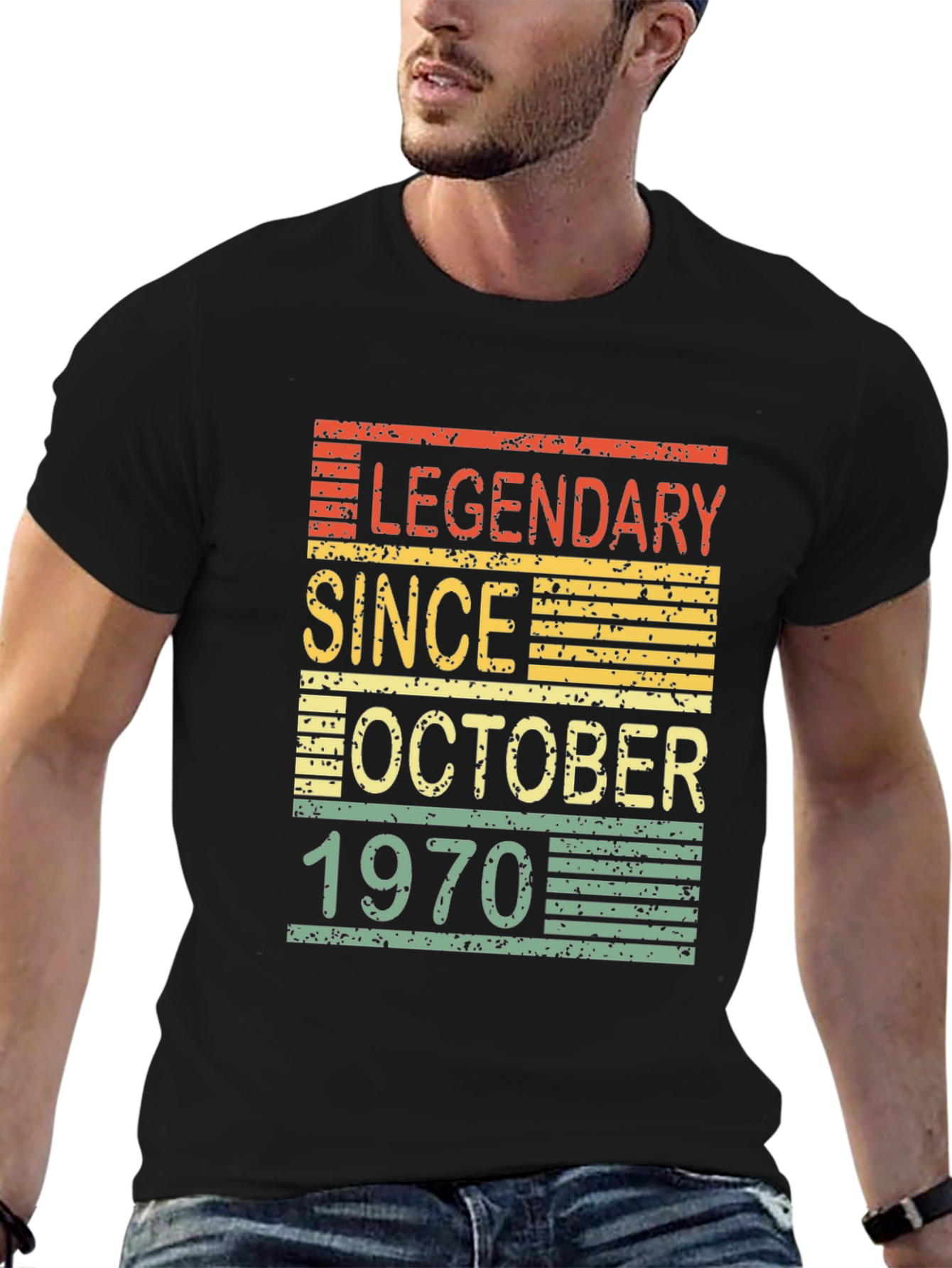 Legendary Since October 1970 Birthday T-Shirt