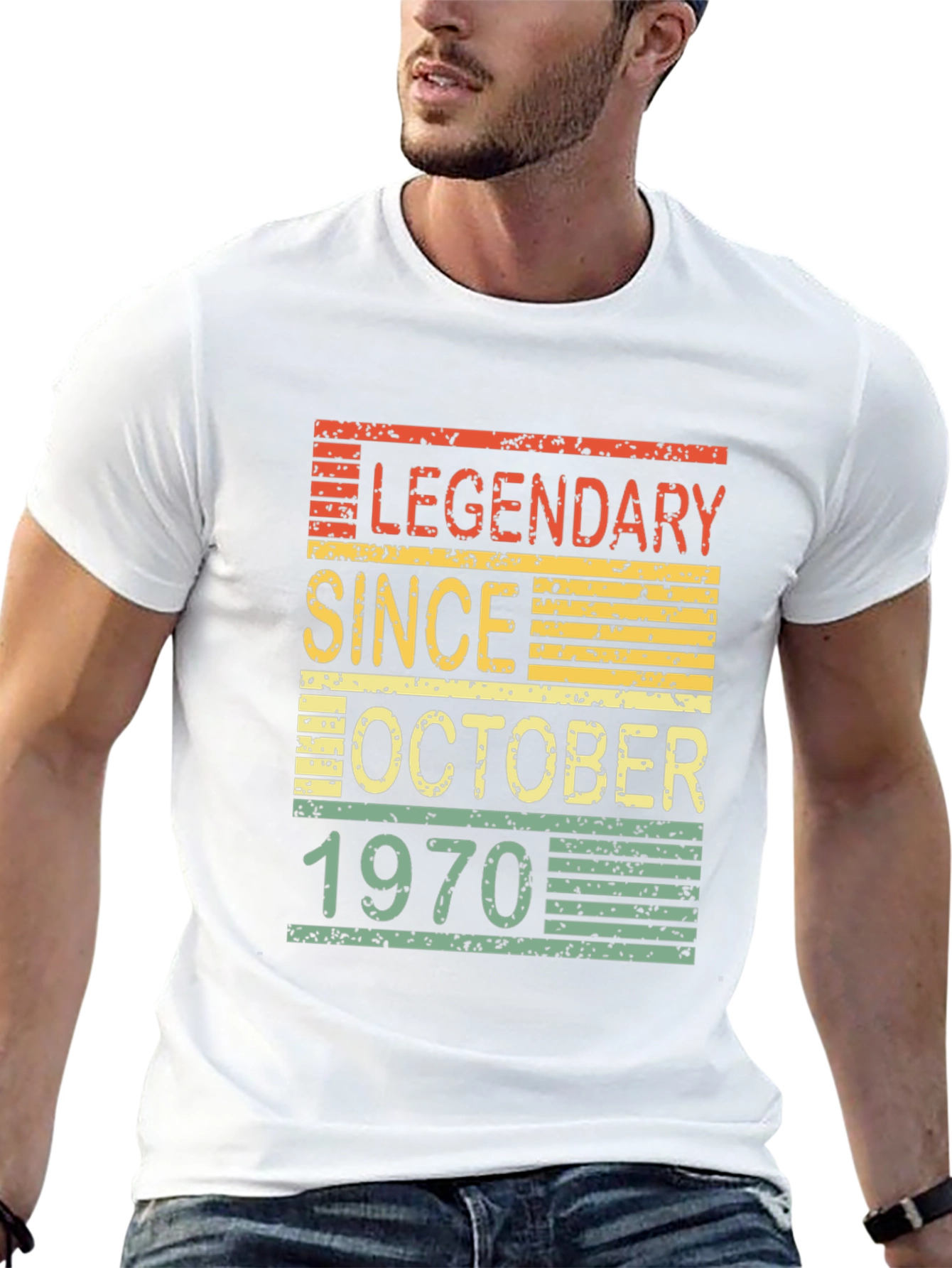 Legendary Since October 1970 Birthday T-Shirt