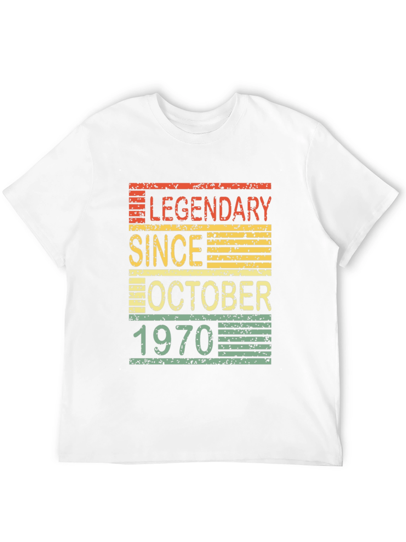 Legendary Since October 1970 Birthday T-Shirt