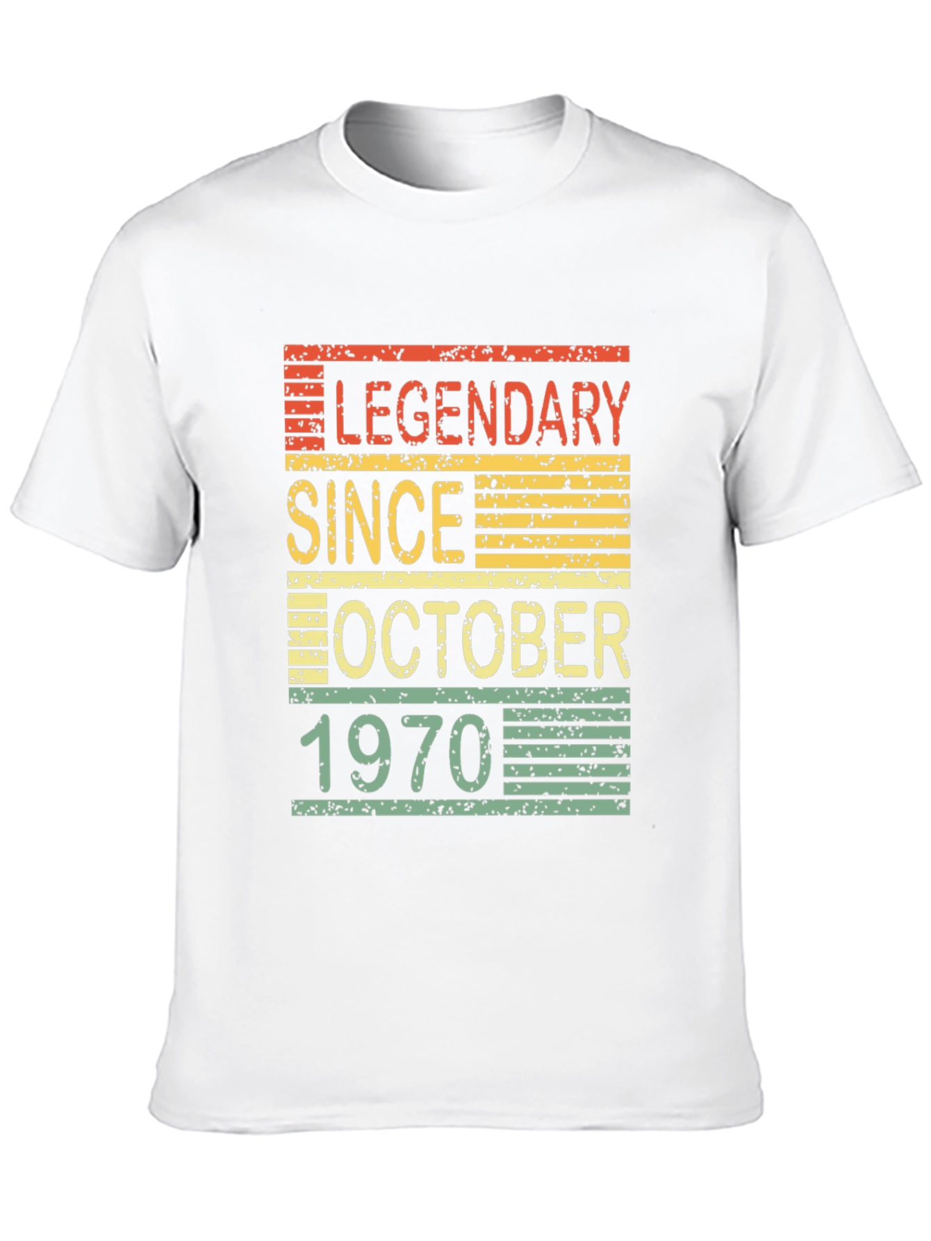 Legendary Since October 1970 Birthday T-Shirt