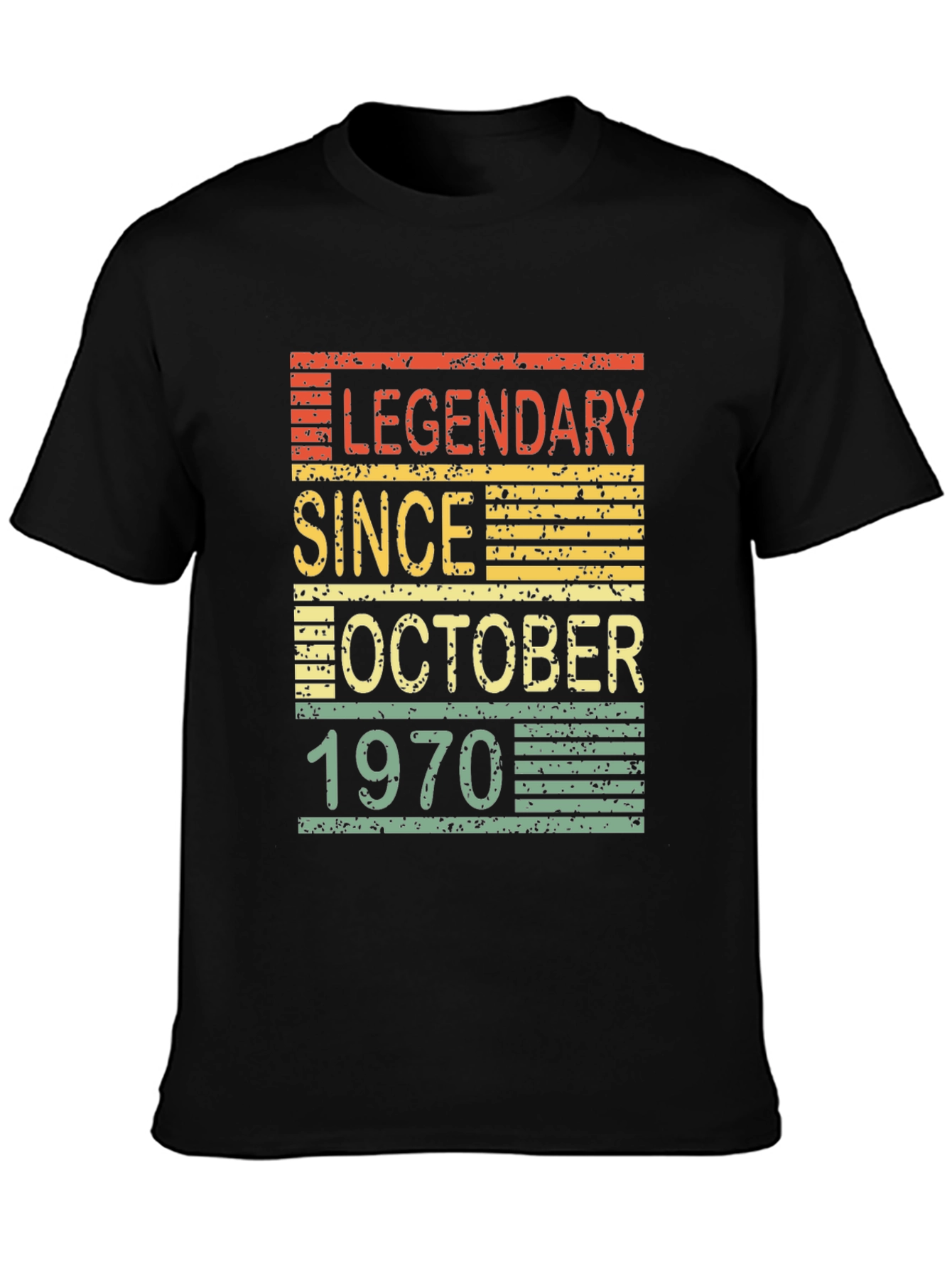 Legendary Since October 1970 Birthday T-Shirt