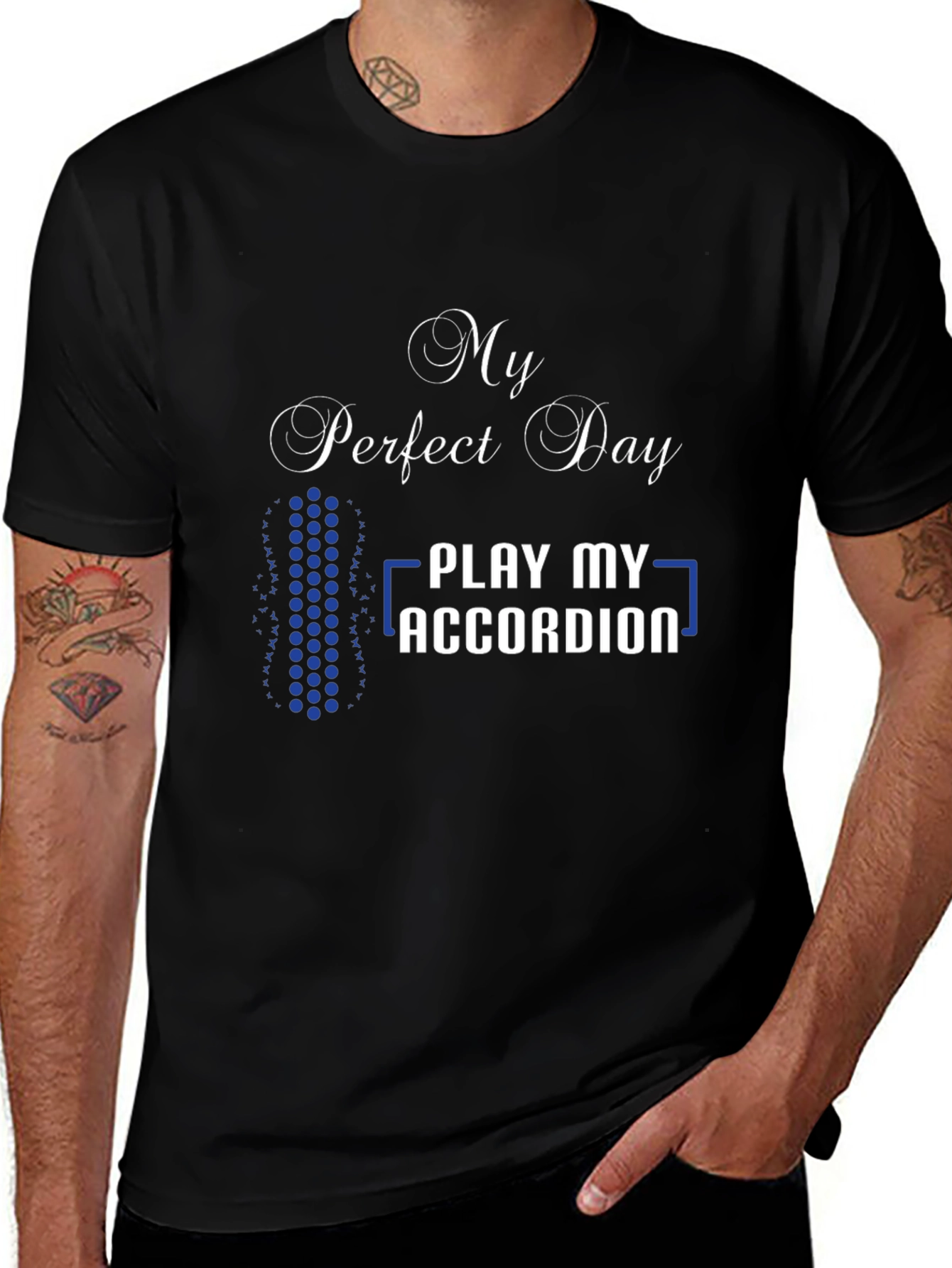 My Perfect Day Accordion T-Shirt