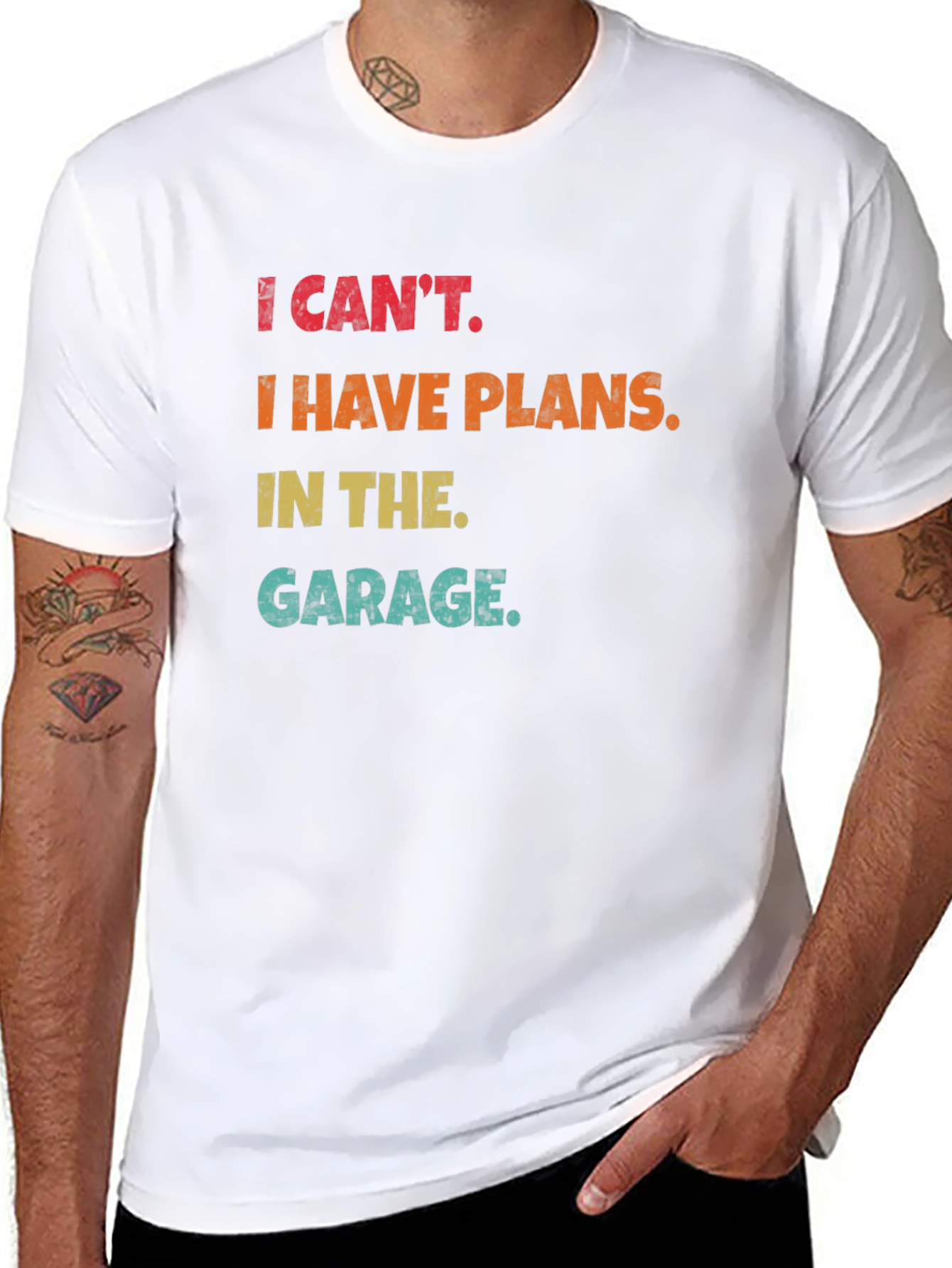 I Cant Garage Plans Funny T-Shirt