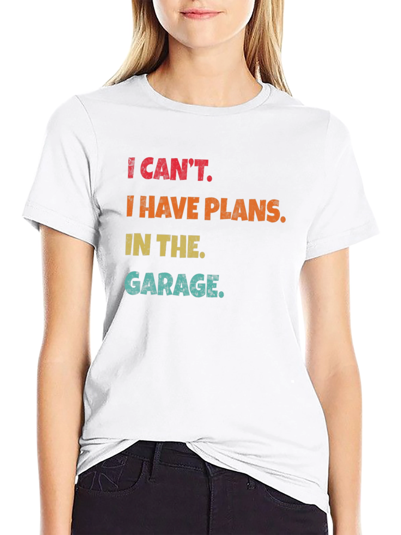 I Cant Garage Plans Funny T-Shirt
