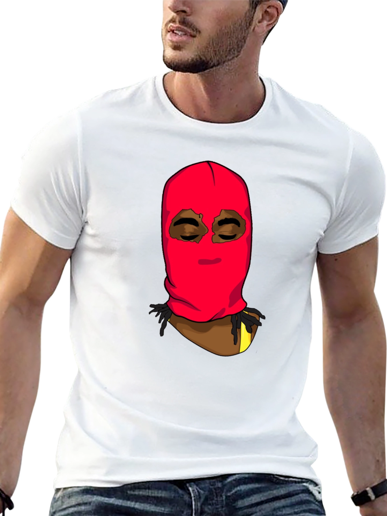 Masked Character Graphic Tee