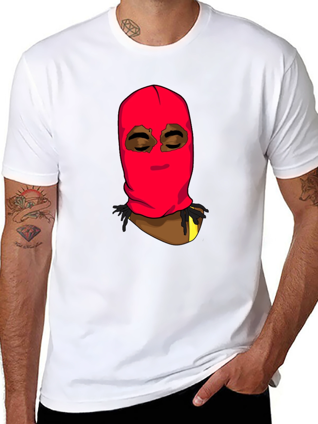 Masked Character Graphic Tee
