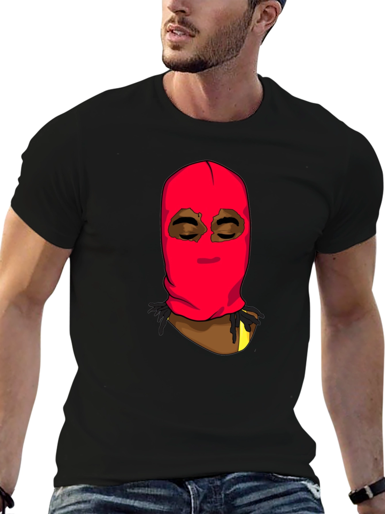 Masked Character Graphic Tee