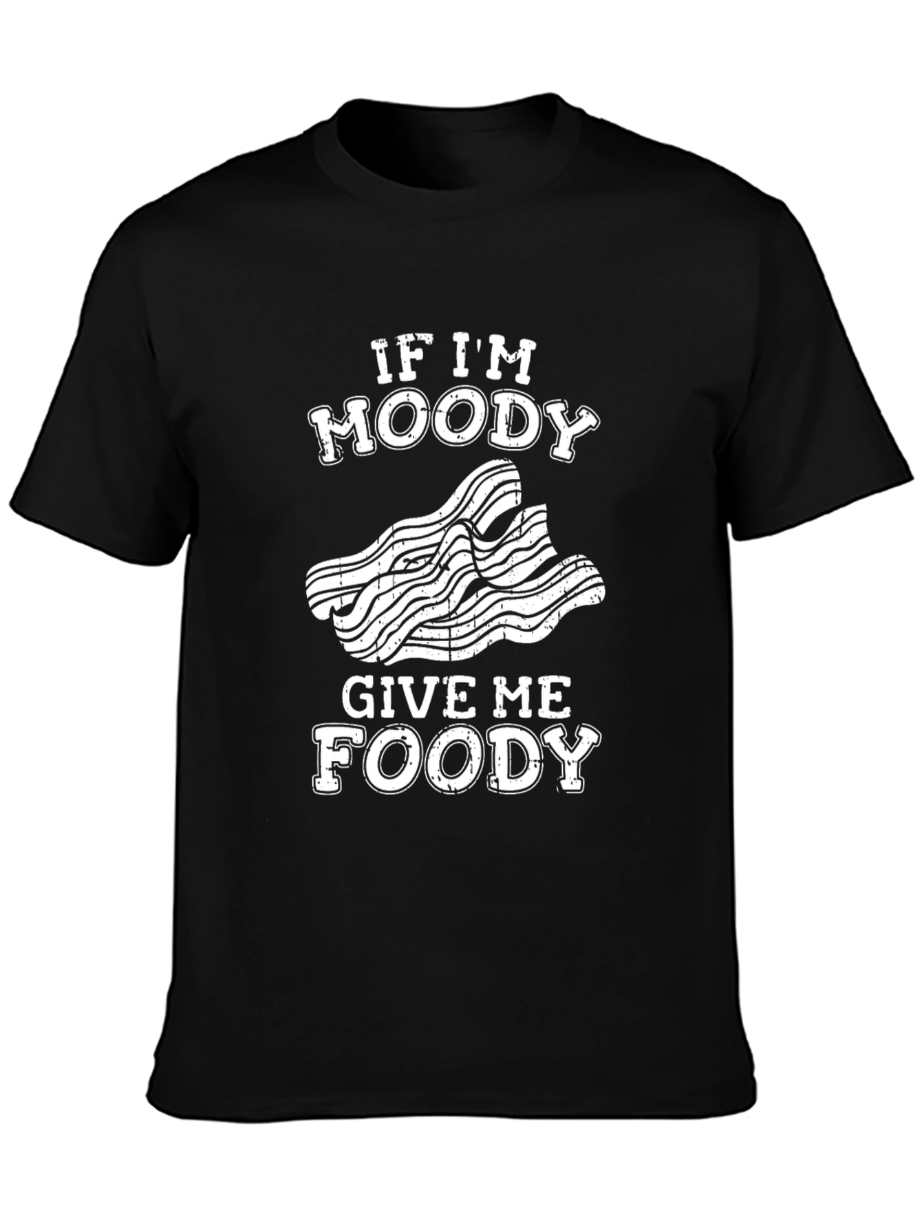 Funny Moody Foodie Graphic T-Shirt