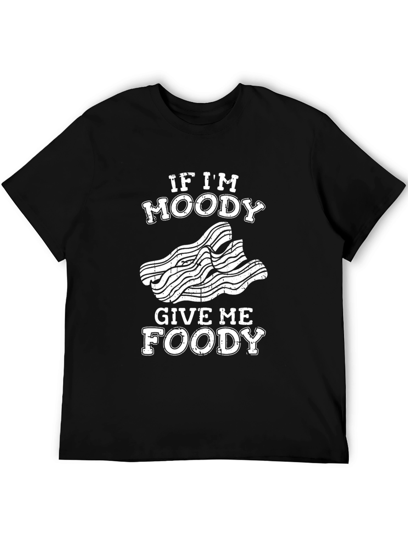 Funny Moody Foodie Graphic T-Shirt