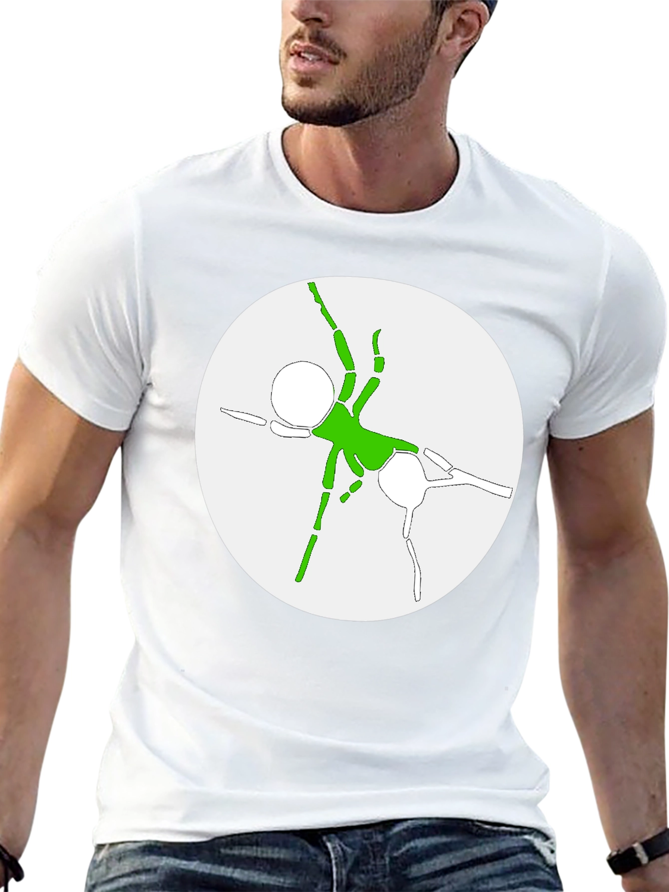 Abstract Spider Graphic Tee