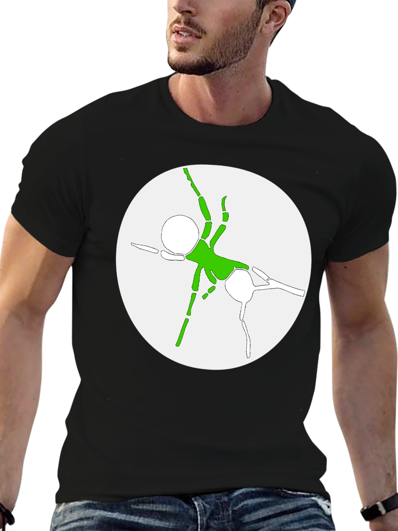 Abstract Spider Graphic Tee