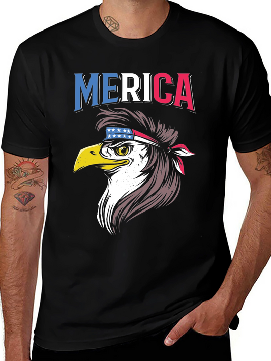 Patriotic Eagle T-Shirt - Merica Design