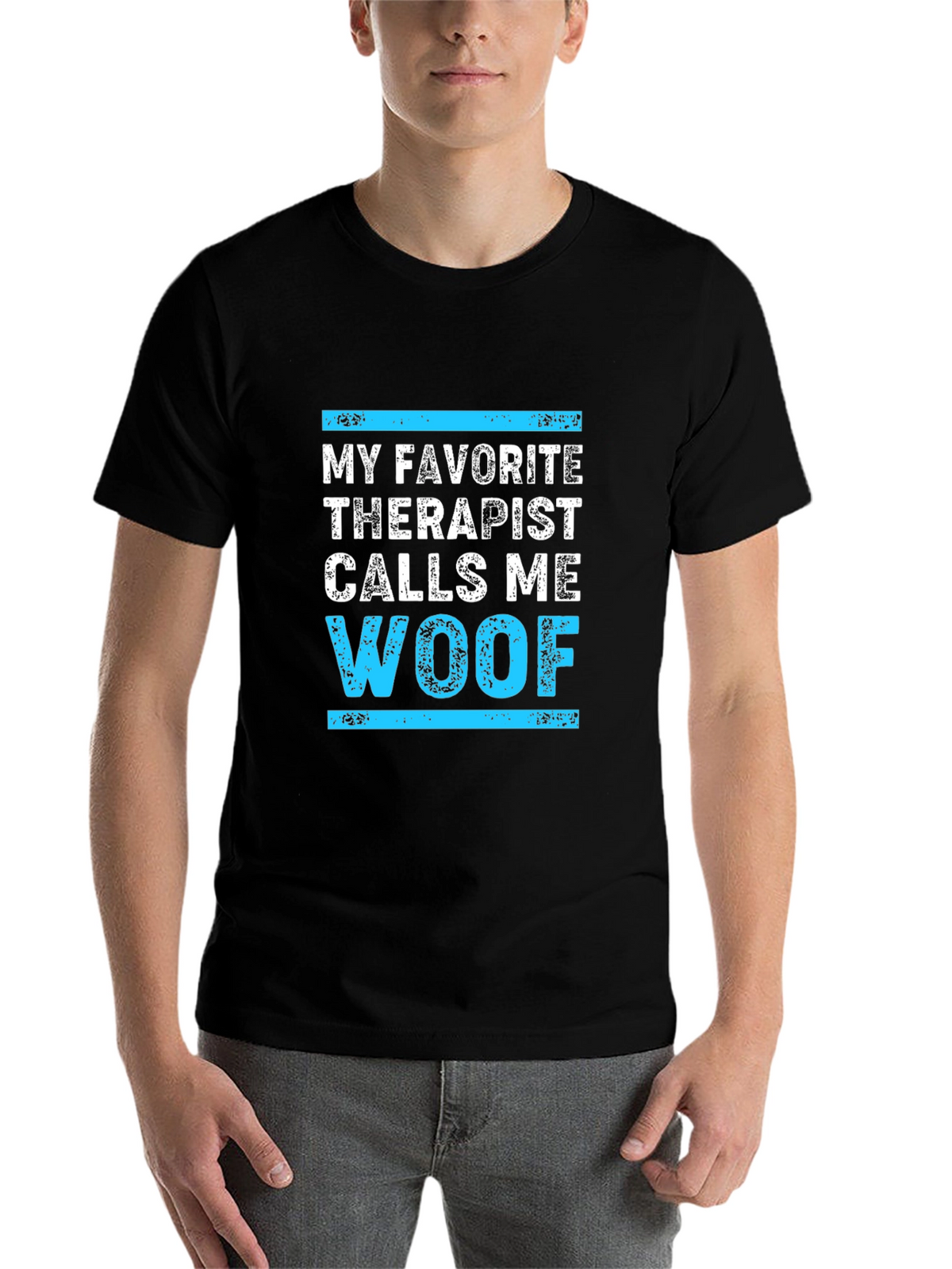 Woof Therapist Humor T-Shirt