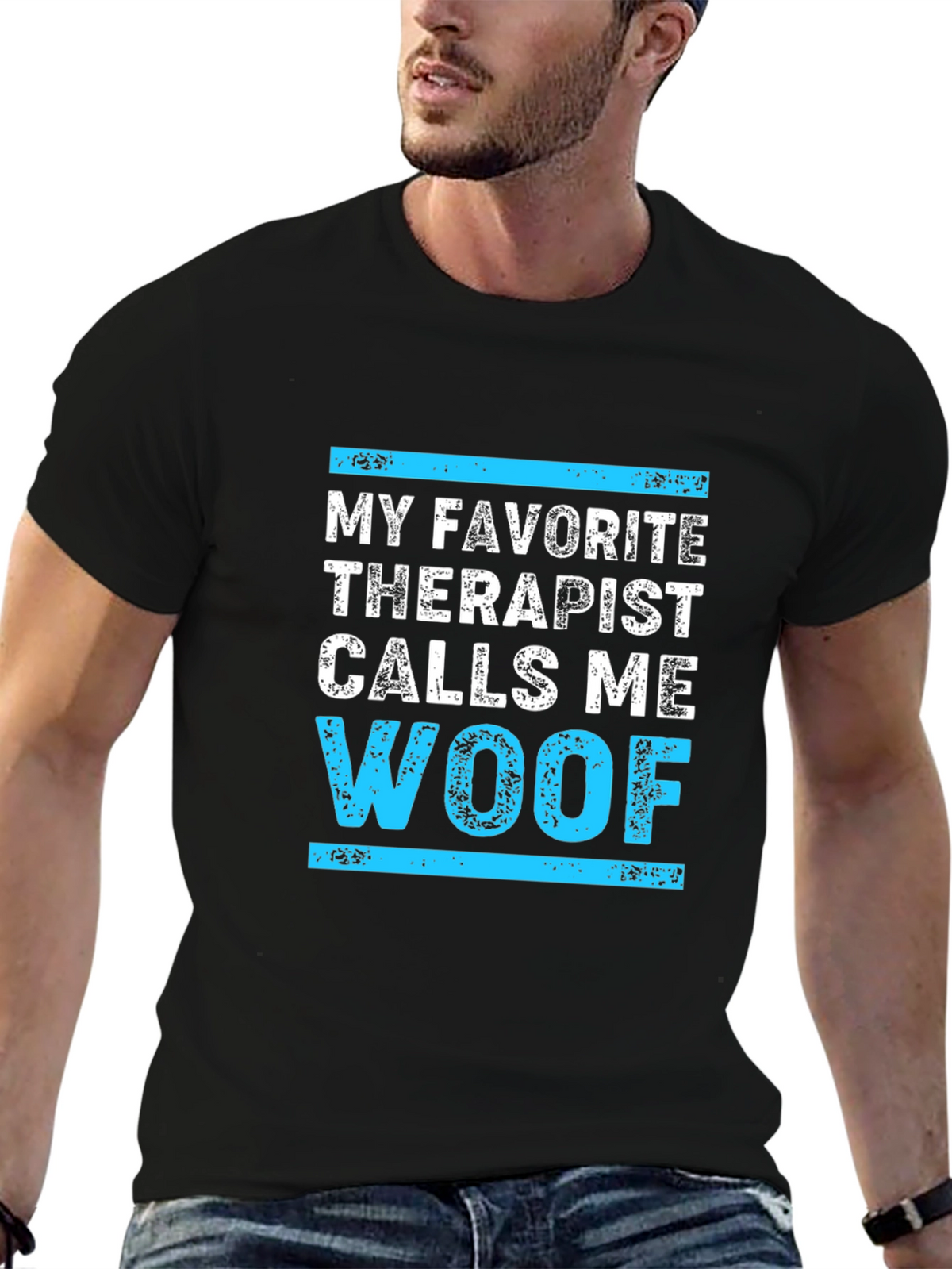 Woof Therapist Humor T-Shirt