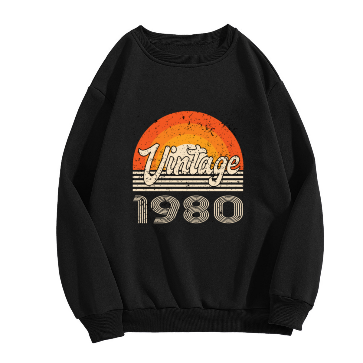 Vintage - Sun & Sunset Graphic ԲÁìÎÀÒÂ | Unisex Pullover Sweatshirt