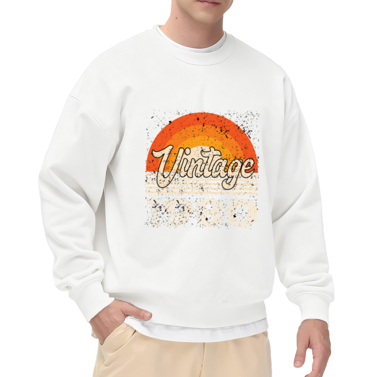 Vintage - Sun & Sunset Graphic ԲÁìÎÀÒÂ | Unisex Pullover Sweatshirt