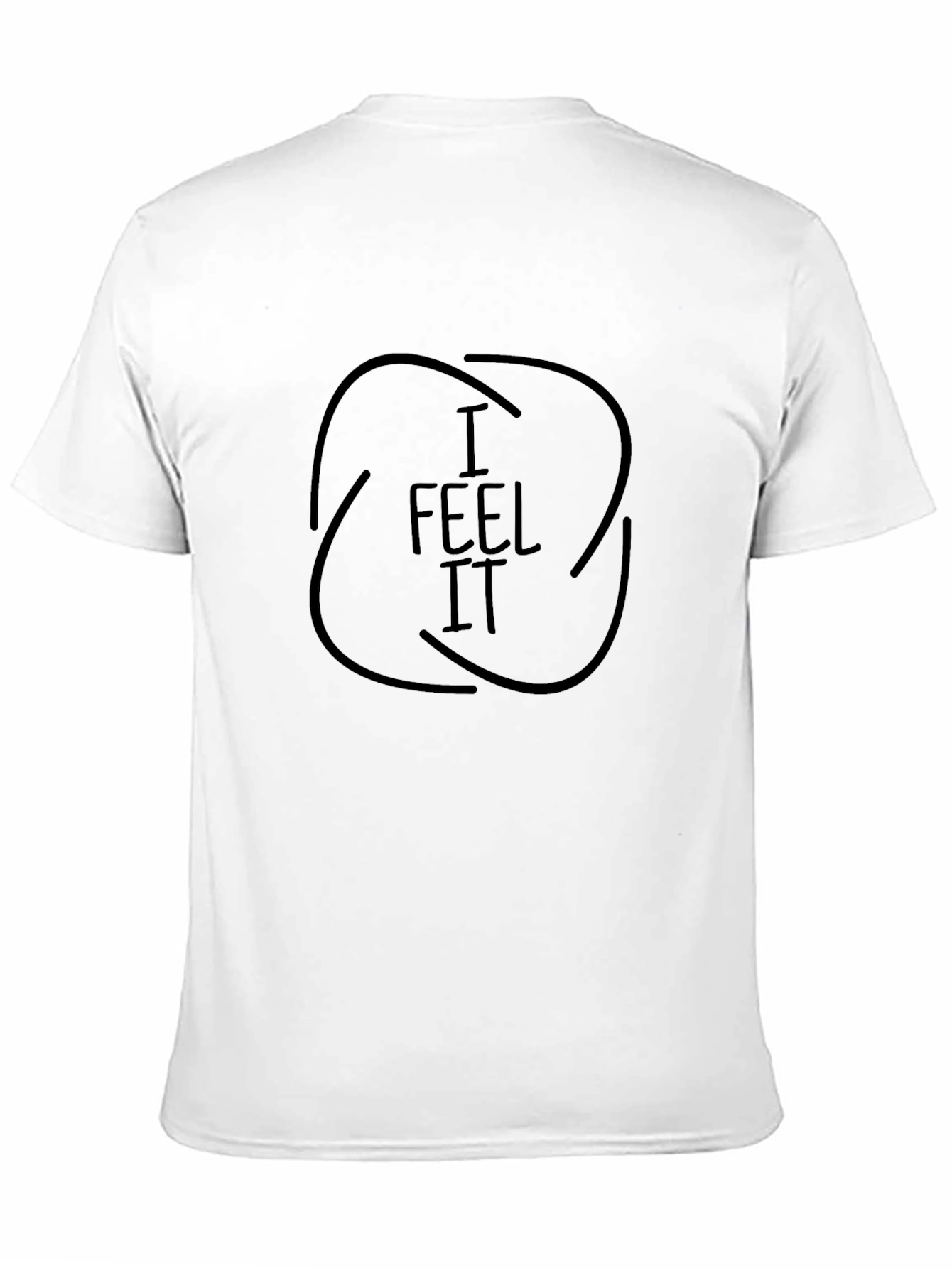 I Feel It Black Graphic Tee - Casual Style