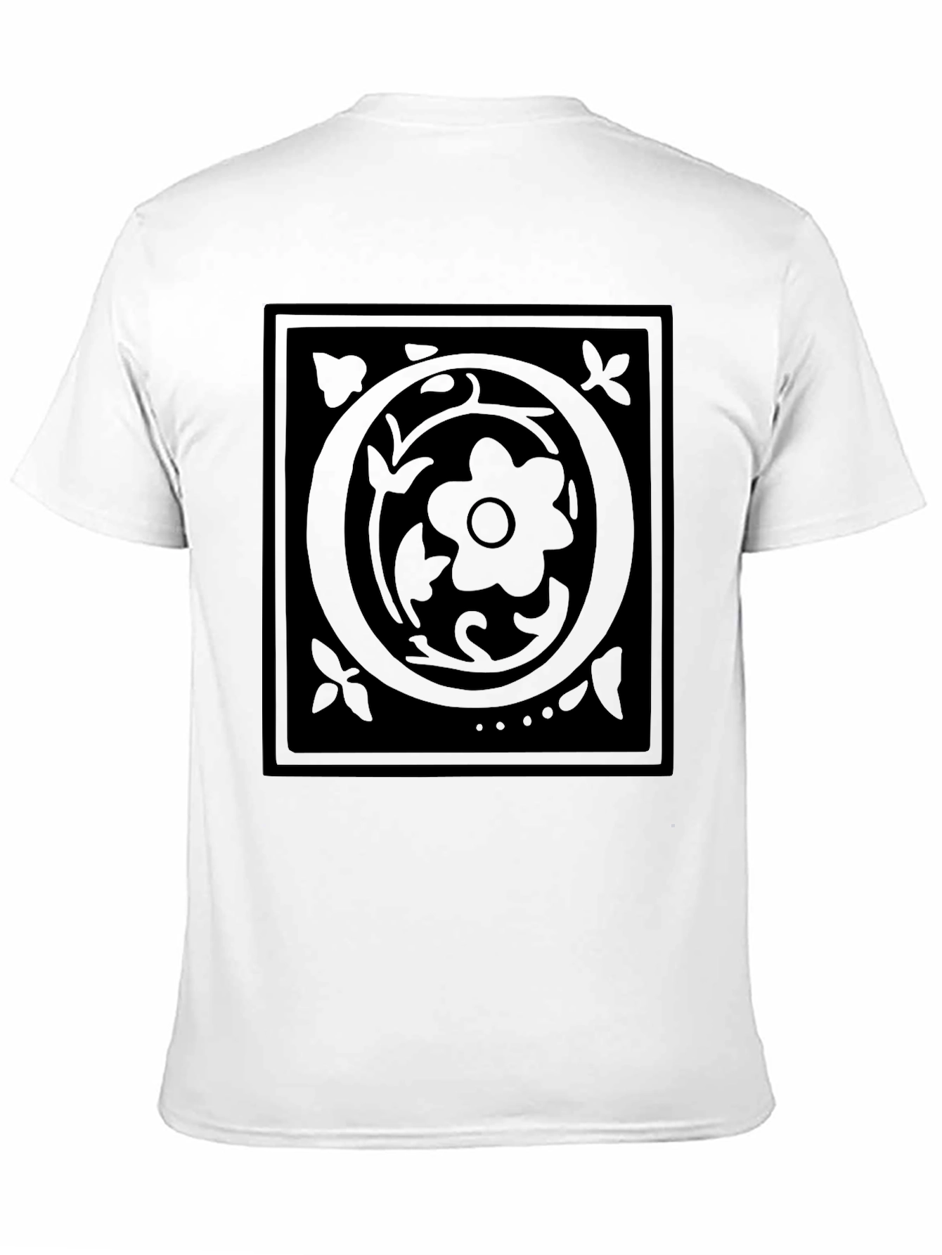 Floral Black T-Shirt - Stylish Graphic Tee