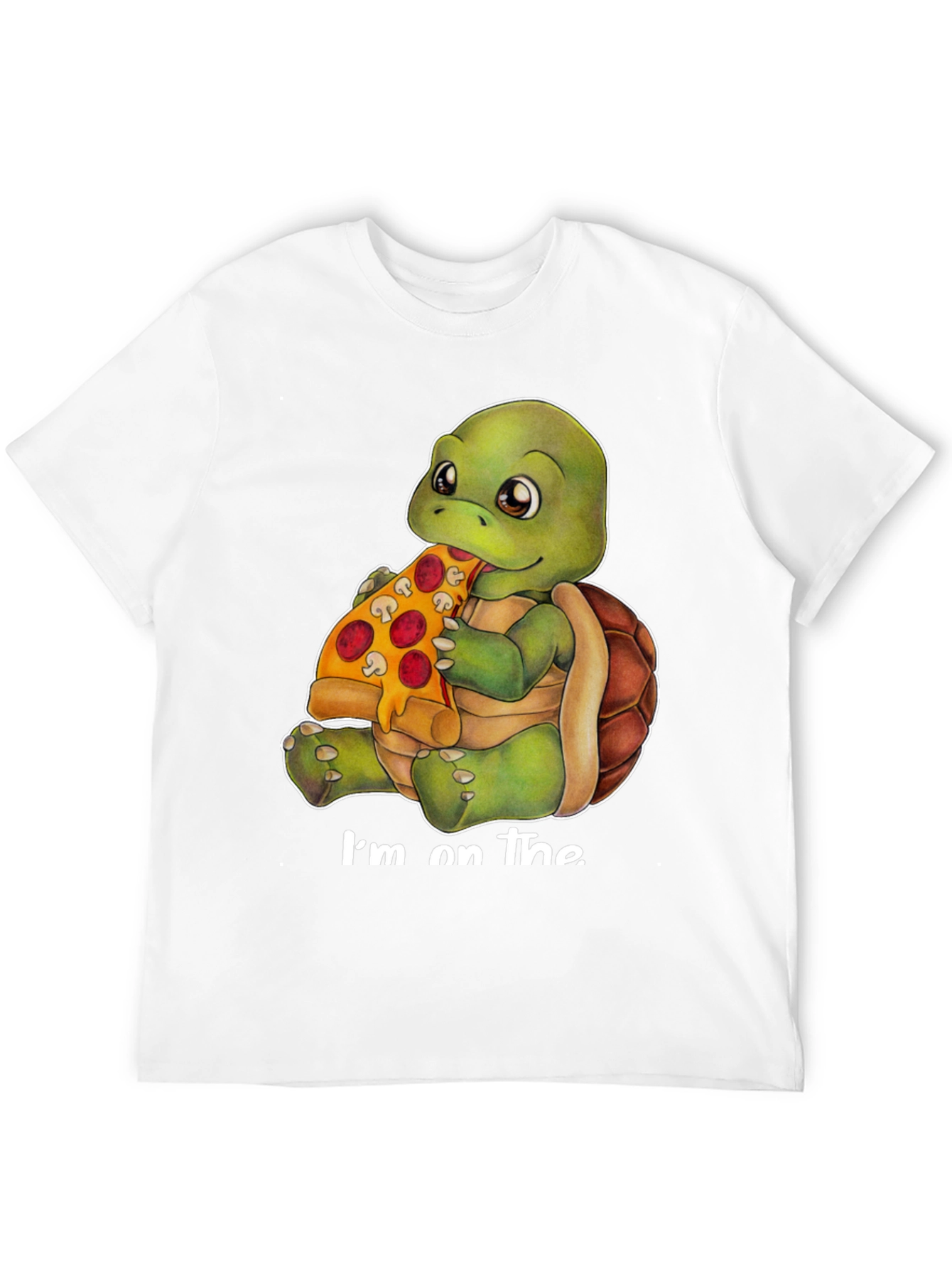 Turtle Pizza Black T-Shirt