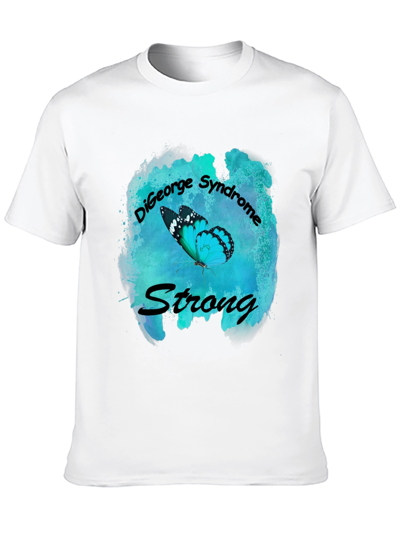 DiGeorge Syndrome Awareness Butterfly T-Shirt