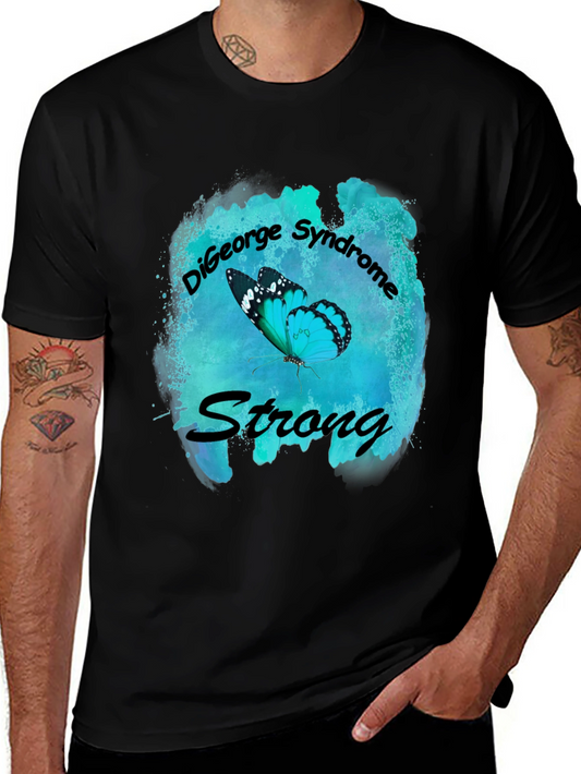 DiGeorge Syndrome Awareness Butterfly T-Shirt