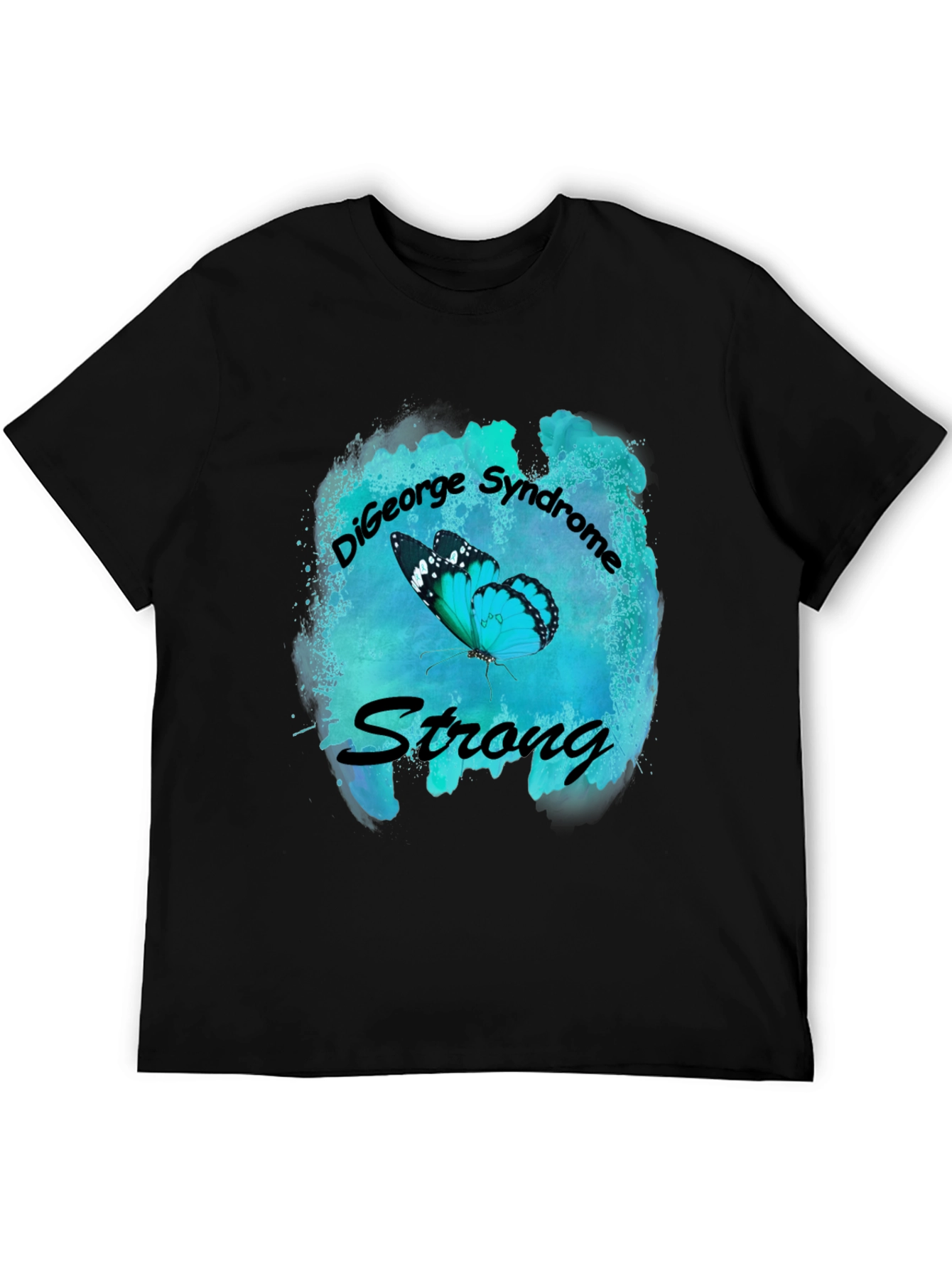 DiGeorge Syndrome Awareness Butterfly T-Shirt