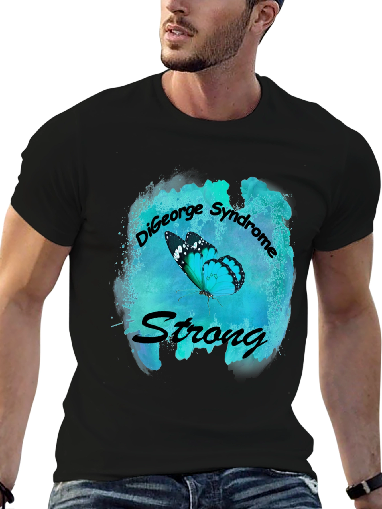 DiGeorge Syndrome Awareness Butterfly T-Shirt