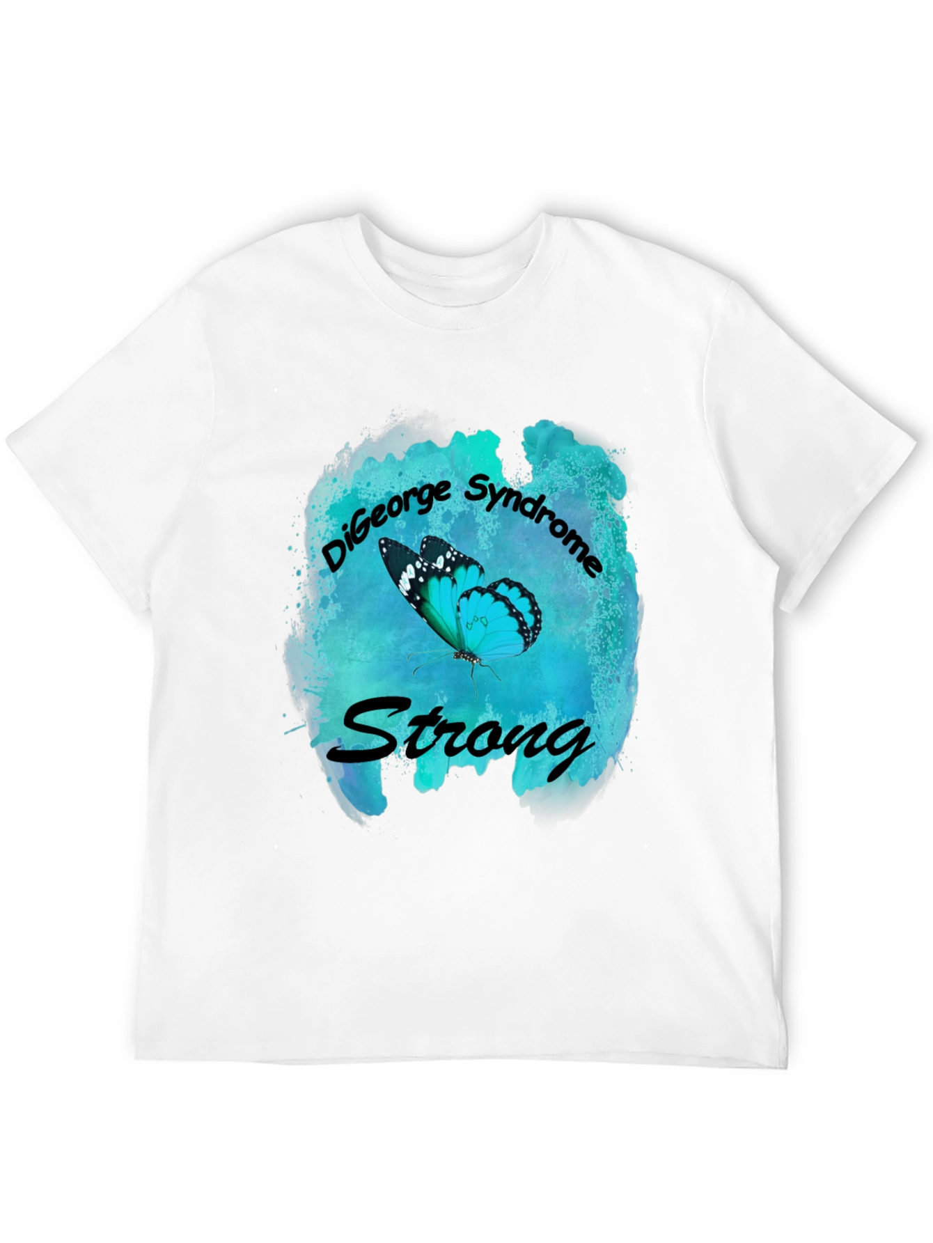 DiGeorge Syndrome Awareness Butterfly T-Shirt