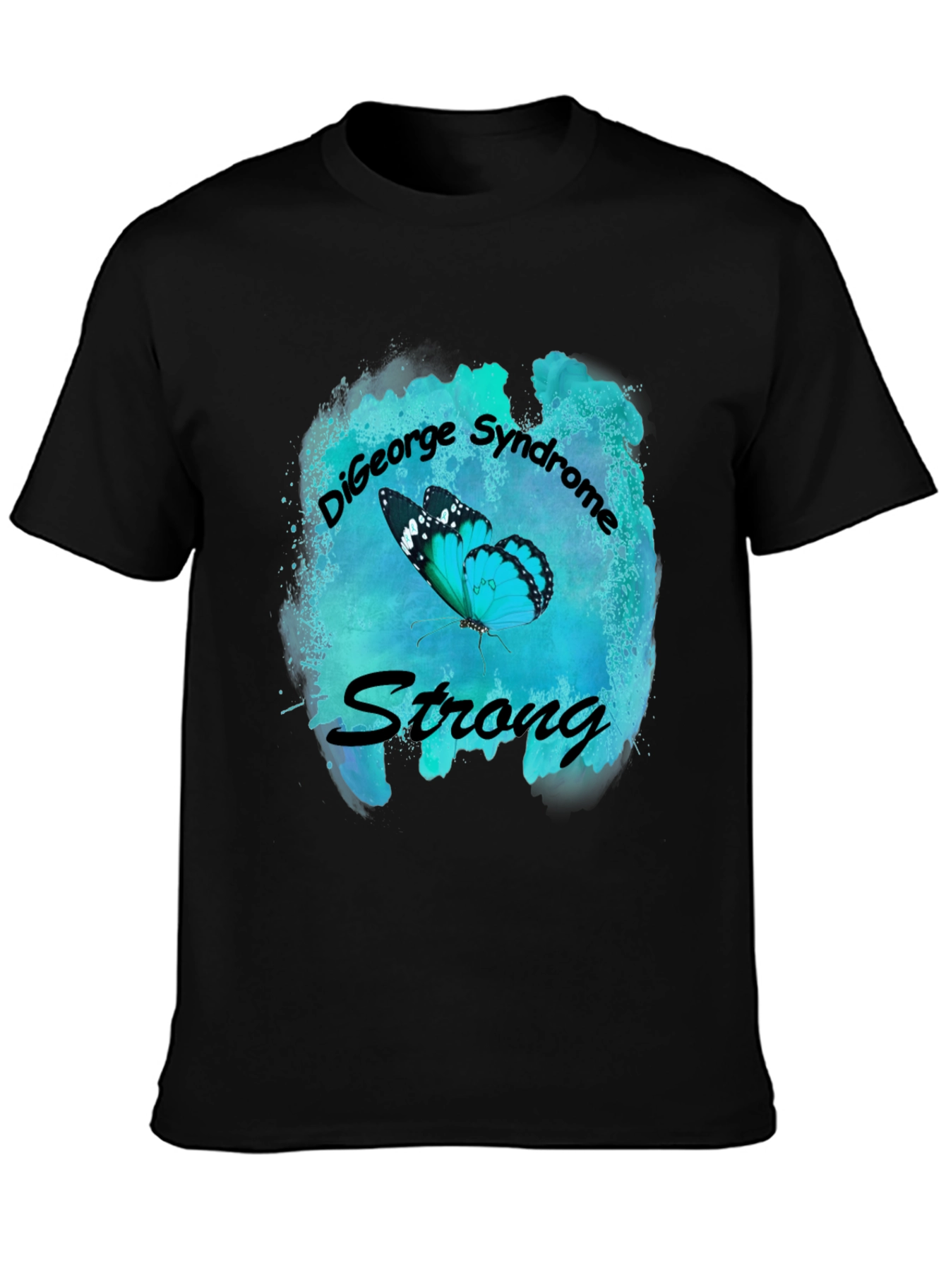 DiGeorge Syndrome Awareness Butterfly T-Shirt