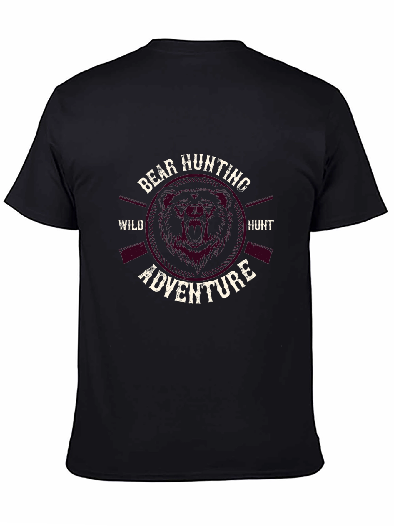 Bear Hunting Adventure Graphic T-Shirt
