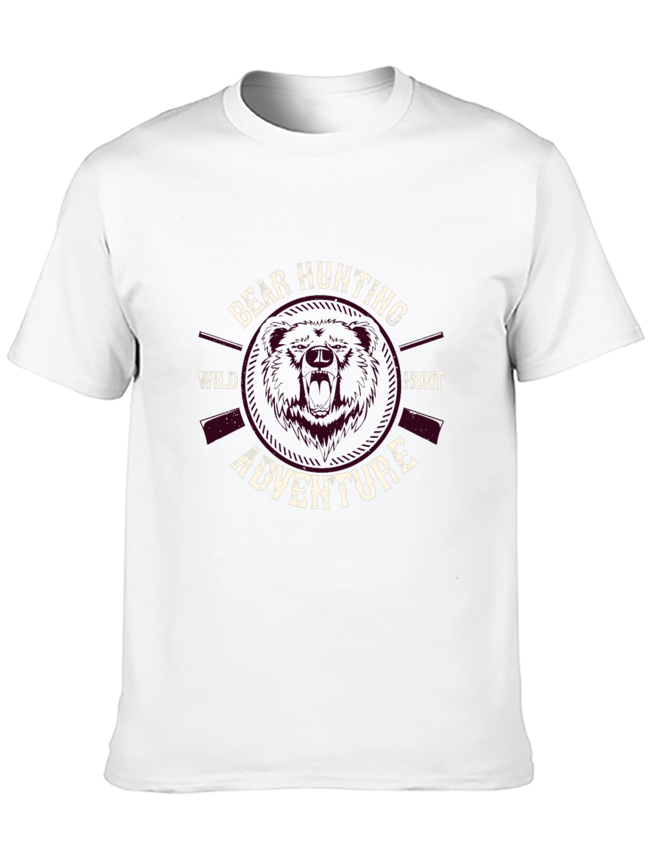 Bear Hunting Adventure Graphic T-Shirt