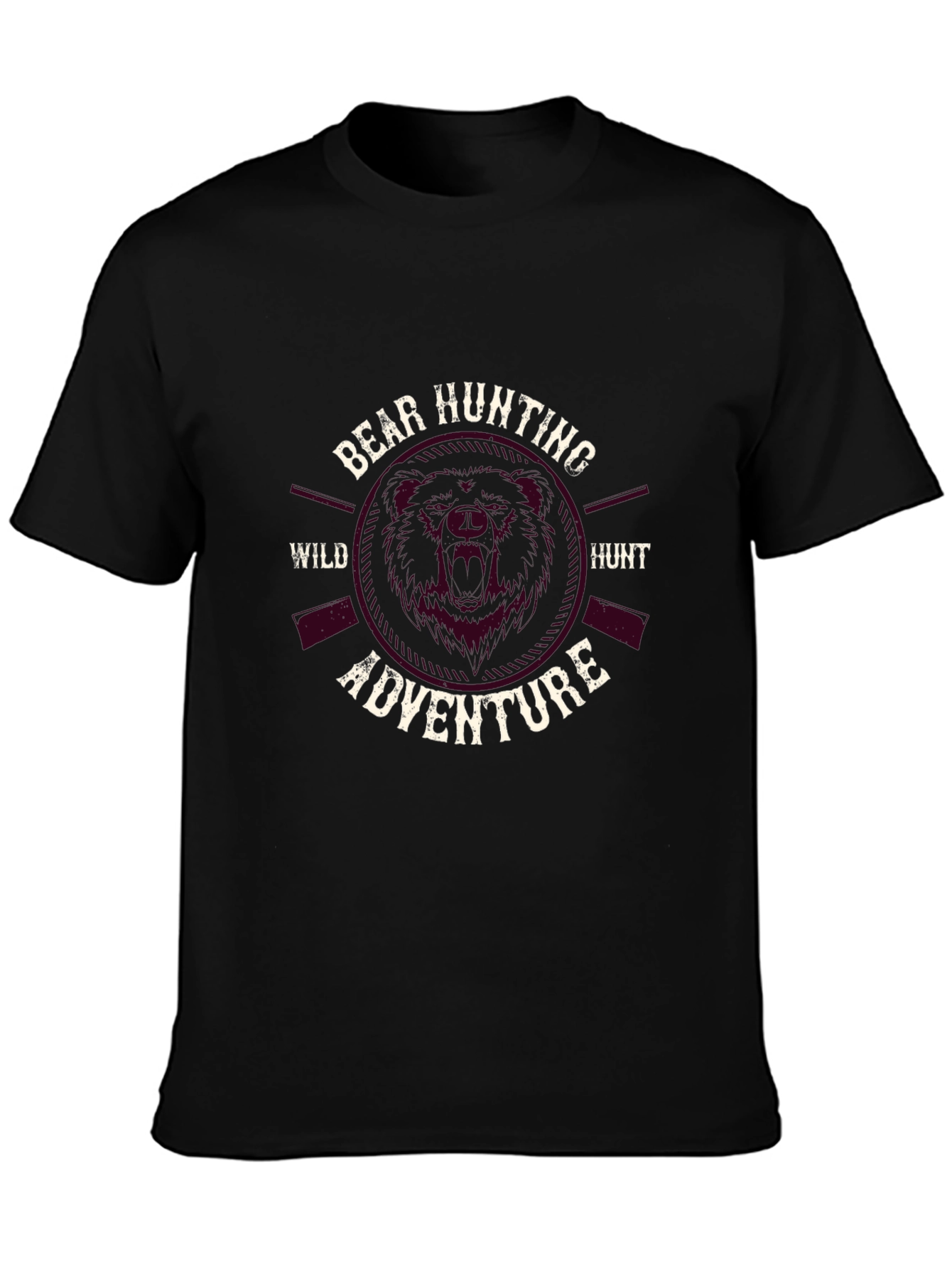Bear Hunting Adventure Graphic T-Shirt
