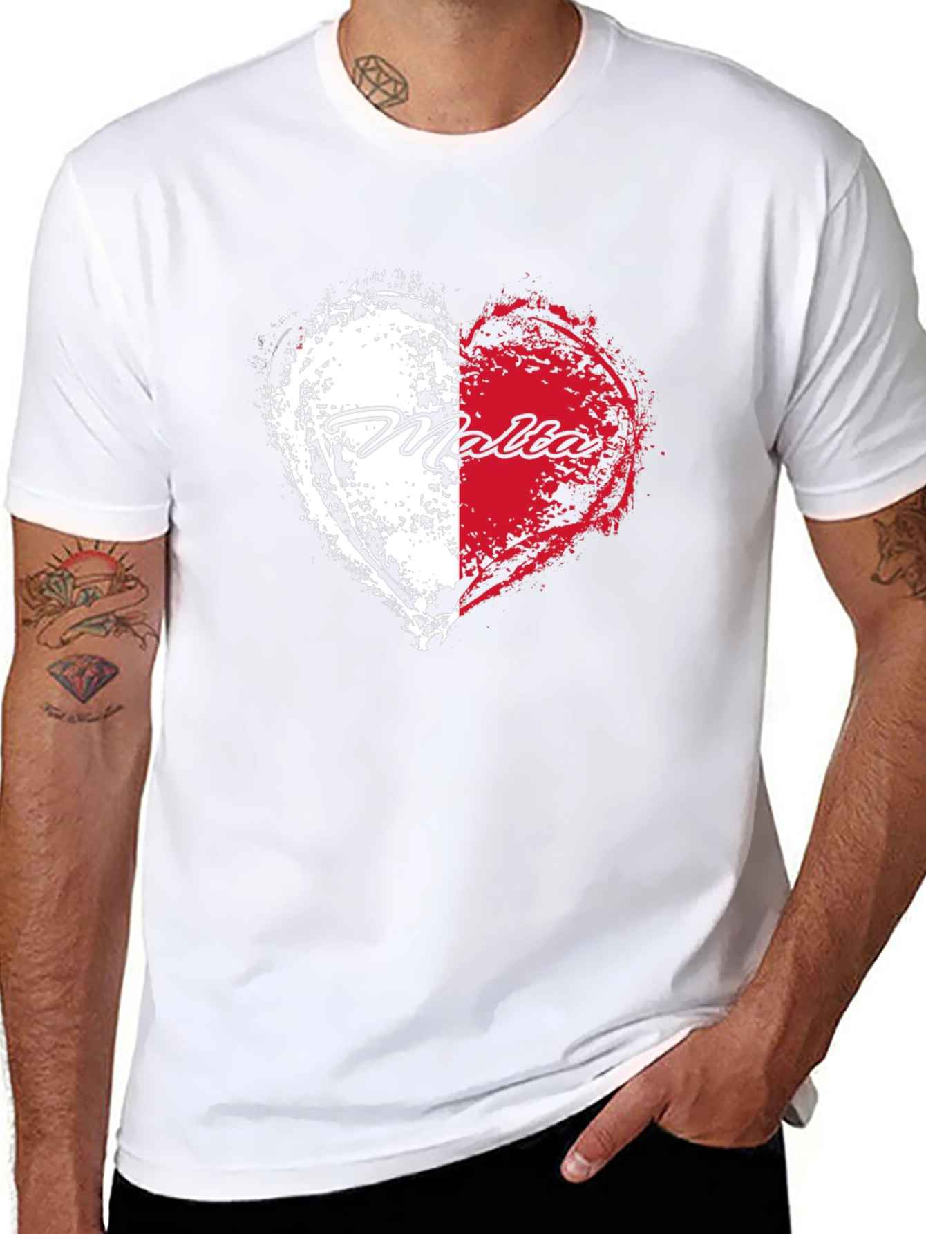 Malta Heart Flag T-Shirt
