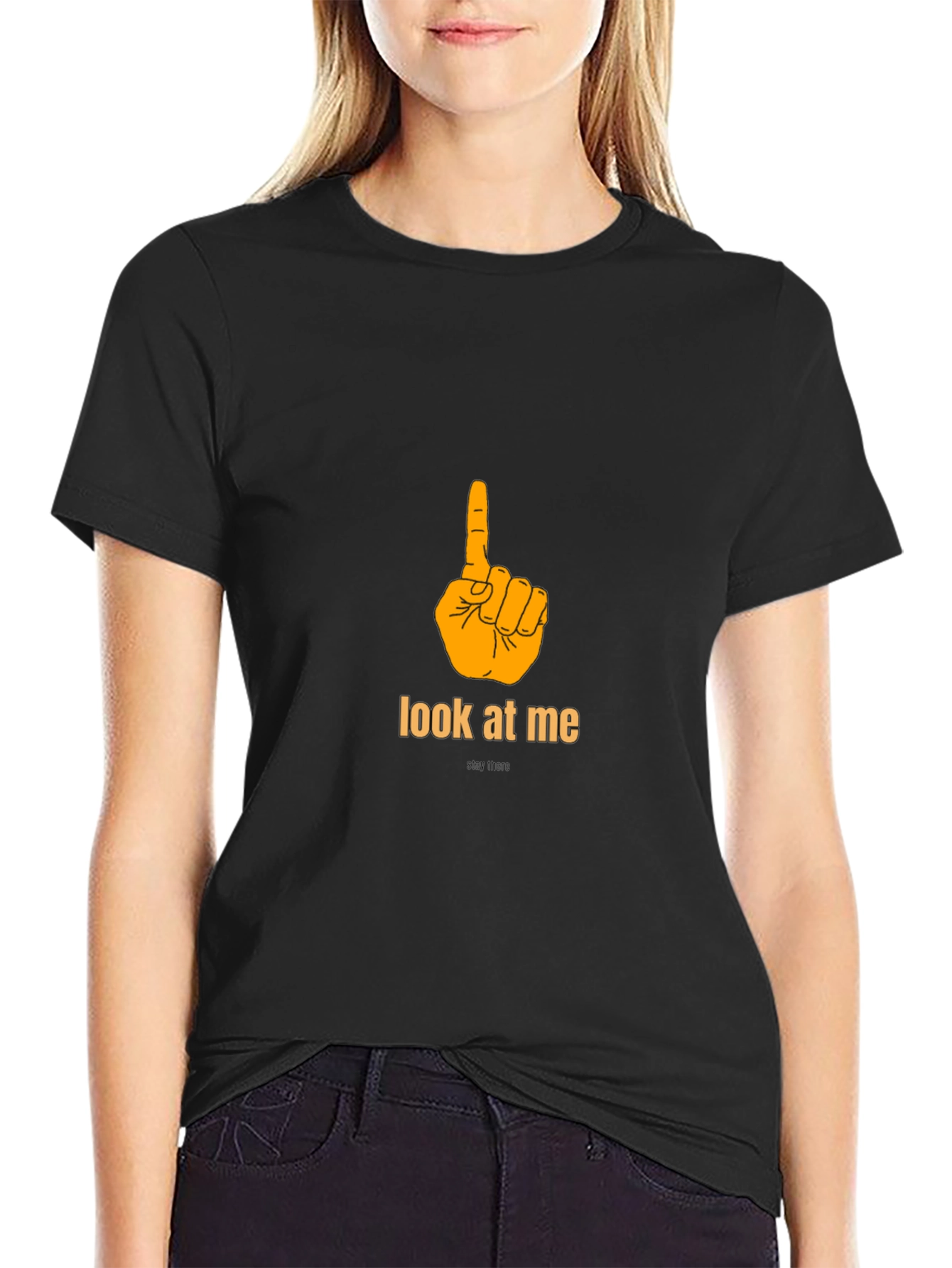 Look at Me T-Shirt - Pointing Finger Design