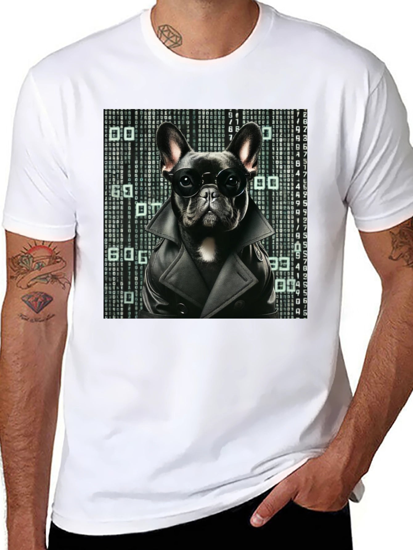 Matrix Dog T-Shirt - Geek Chic