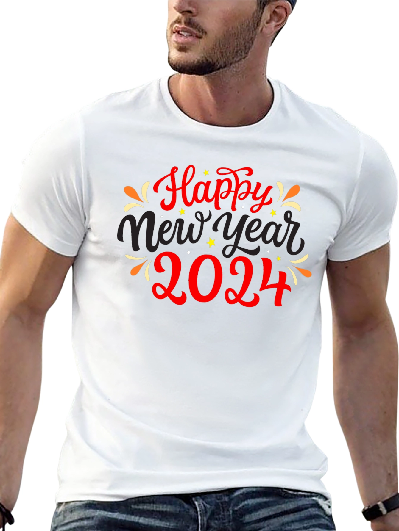 Happy New Year 2024 Graphic Tee