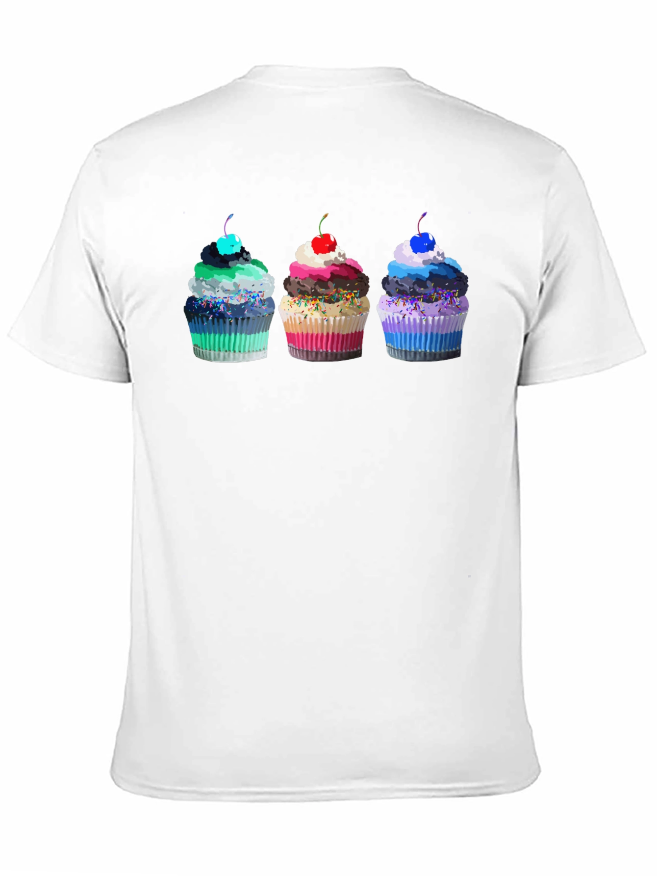Cupcake Graphic Black T-Shirt